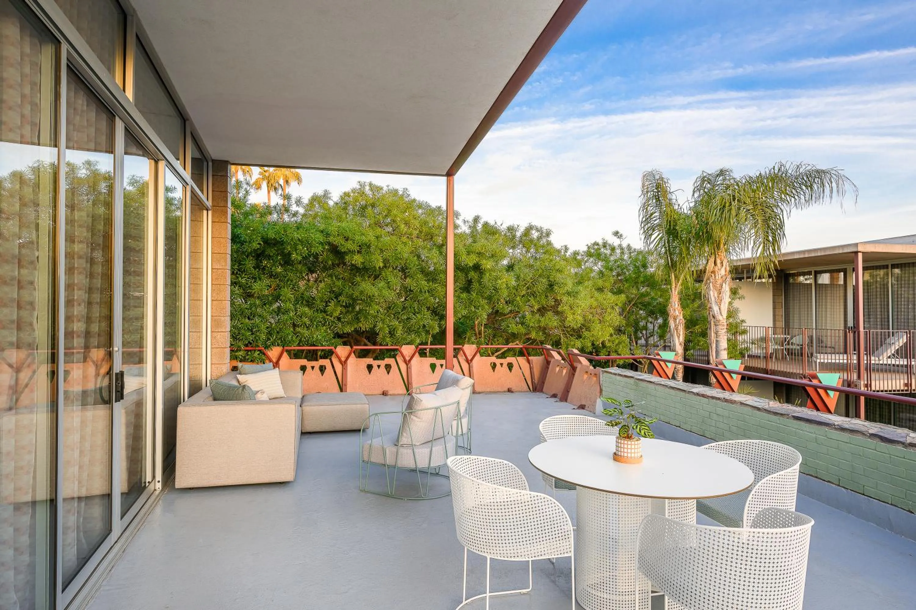 Patio in Hotel Valley Ho