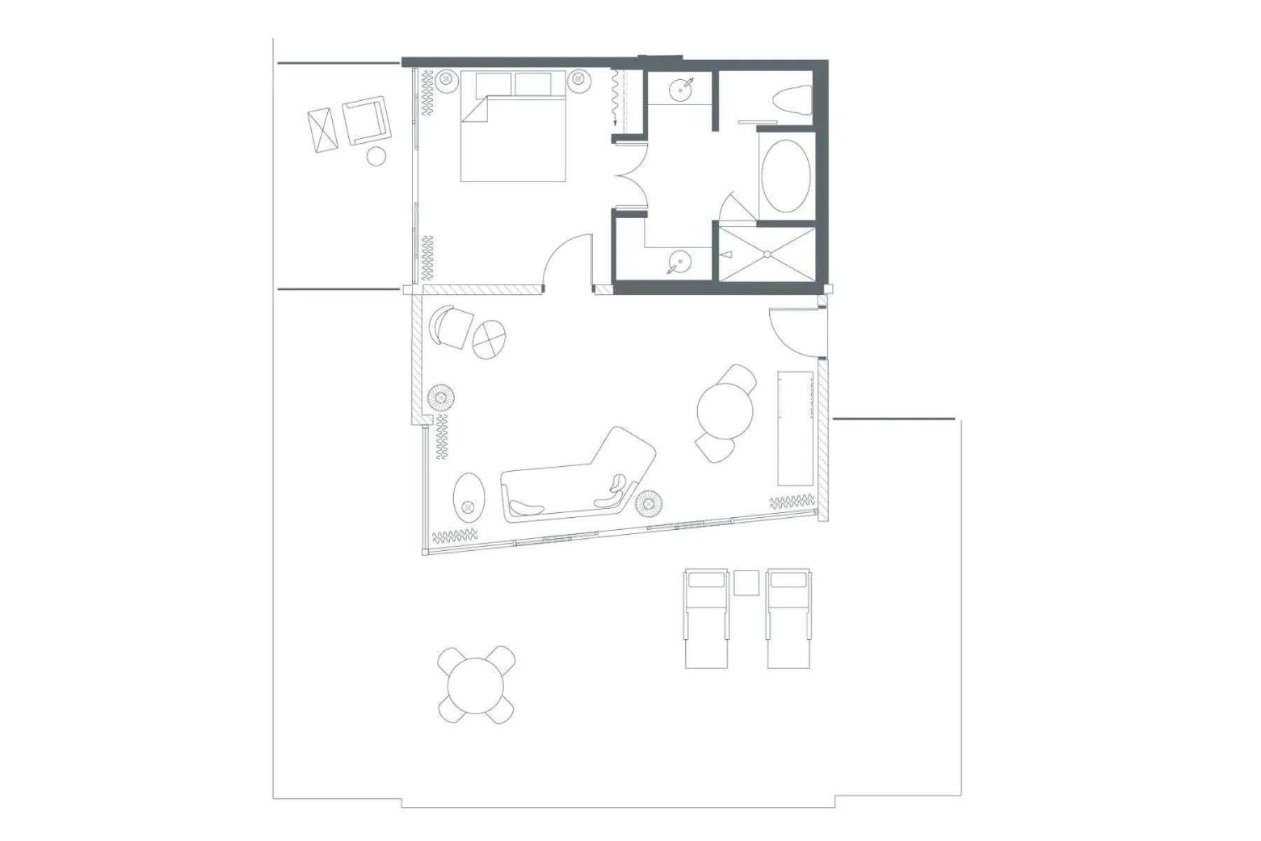 Photo of the whole room in Hotel Valley Ho