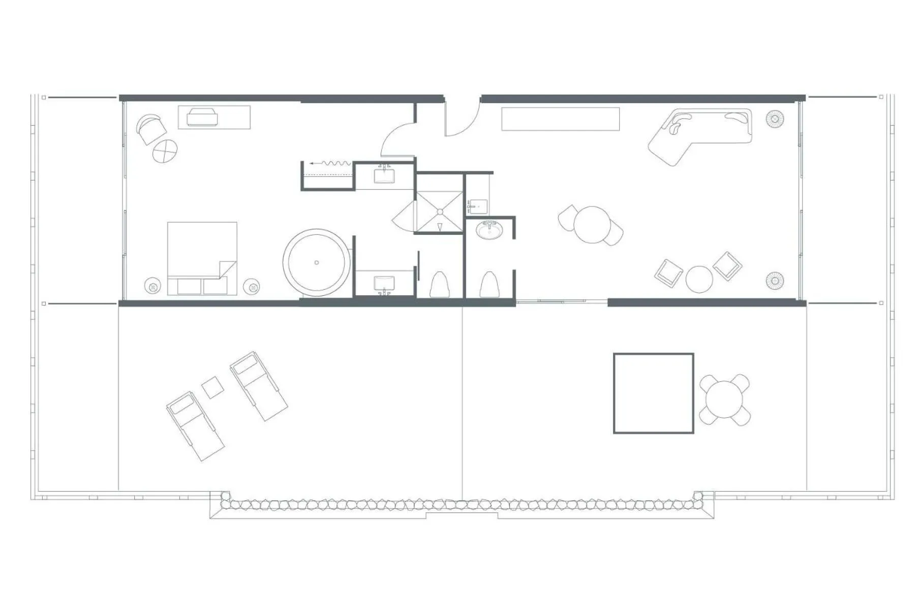 Photo of the whole room in Hotel Valley Ho