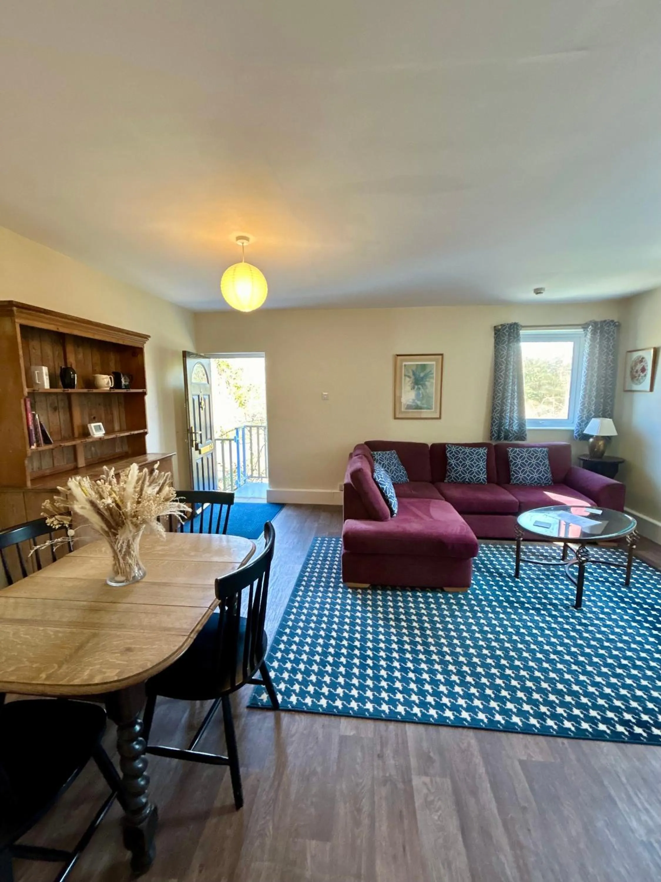 Dining area in Trengilly Wartha Inn
