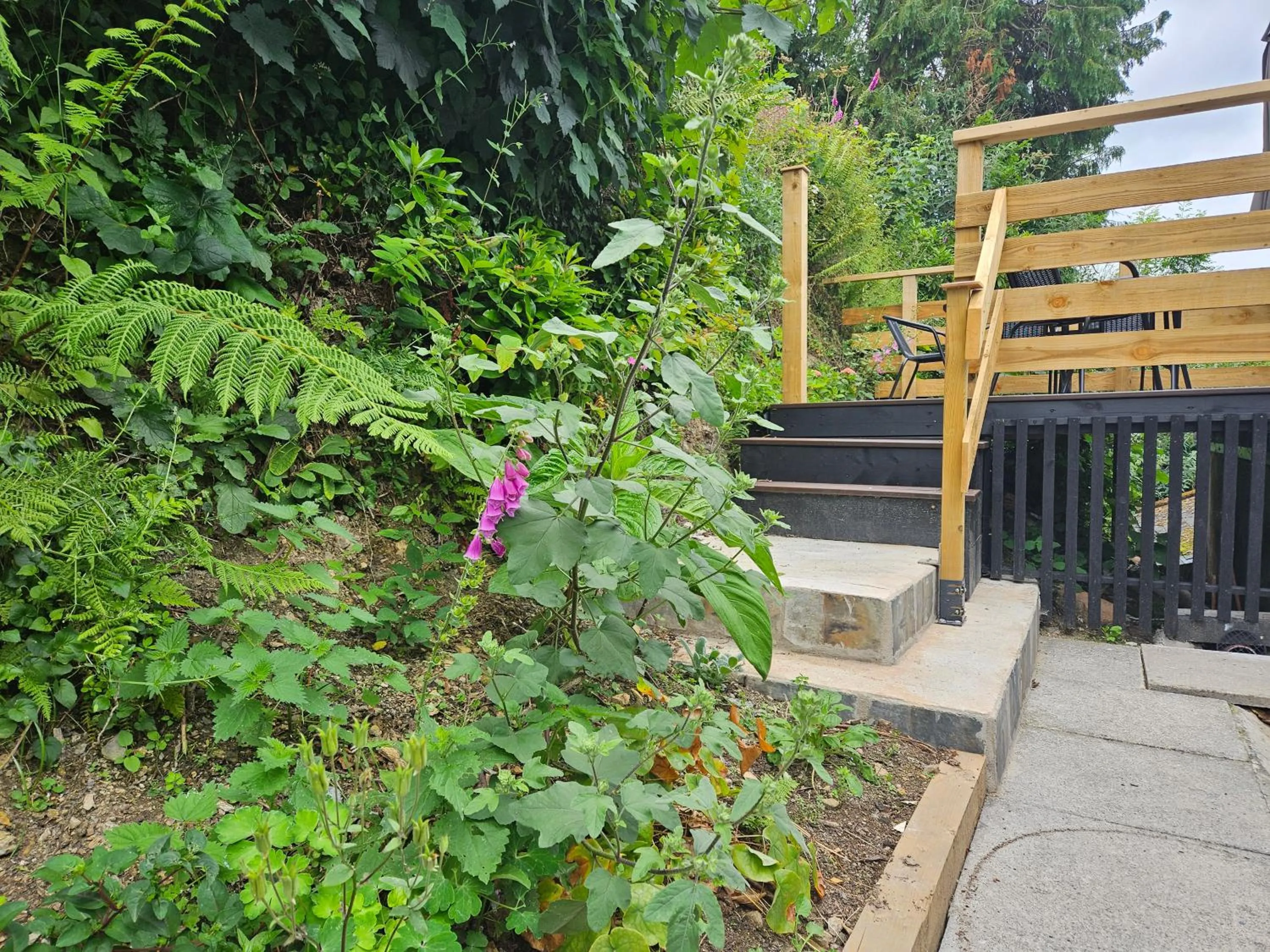 Garden in Trengilly Wartha Inn