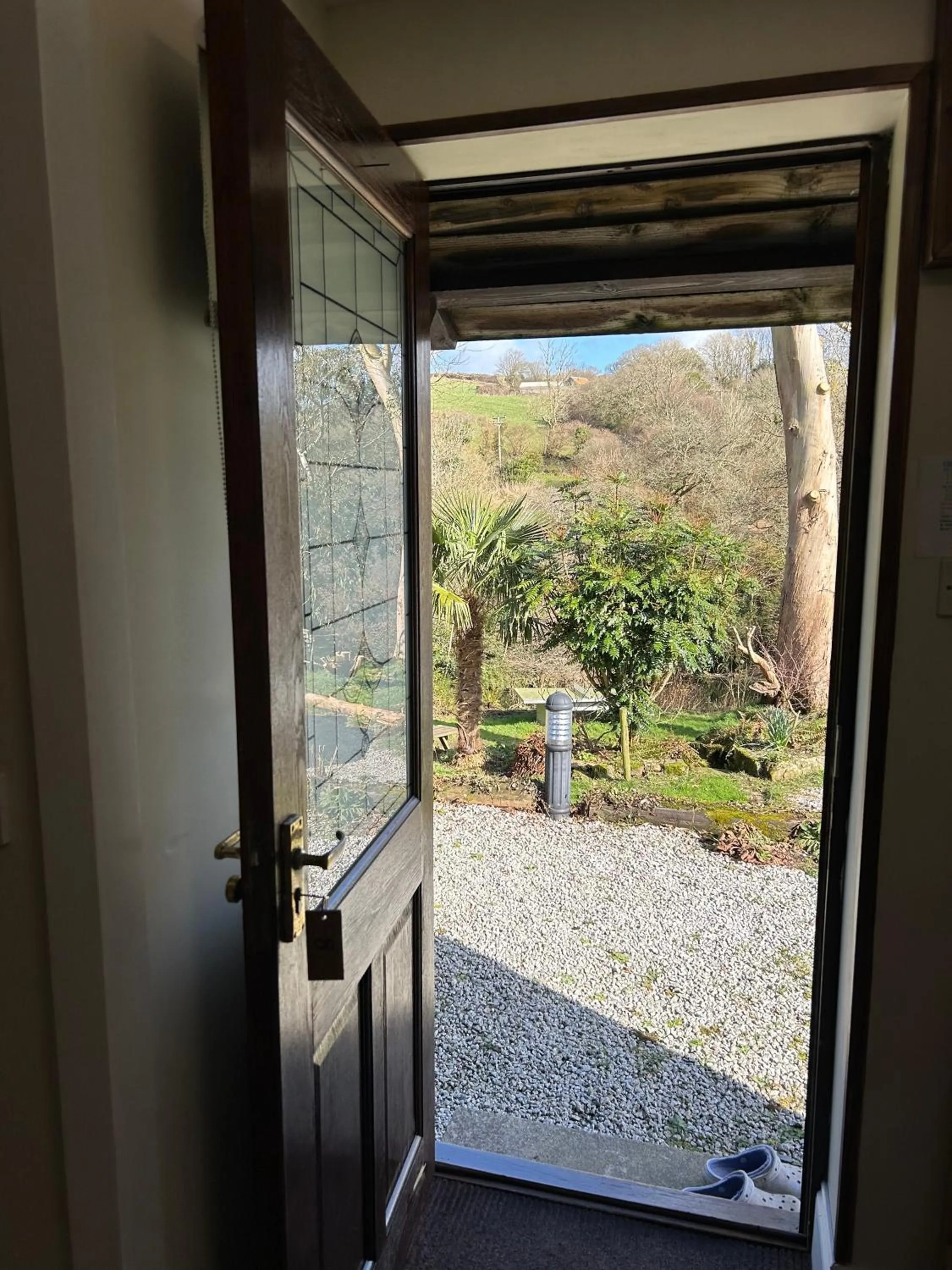 Garden view in Trengilly Wartha Inn