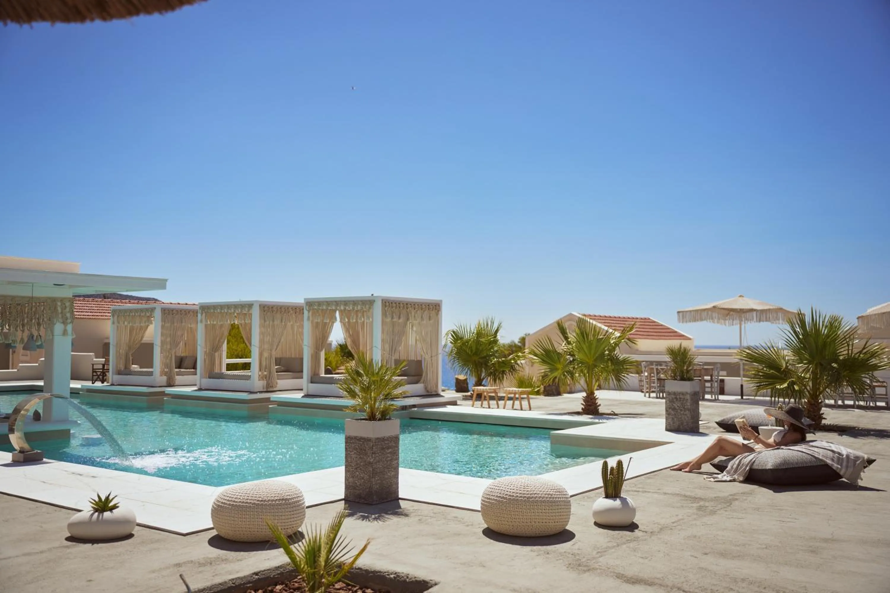 Pool view in Althea Boutique Hotel - Adults Only