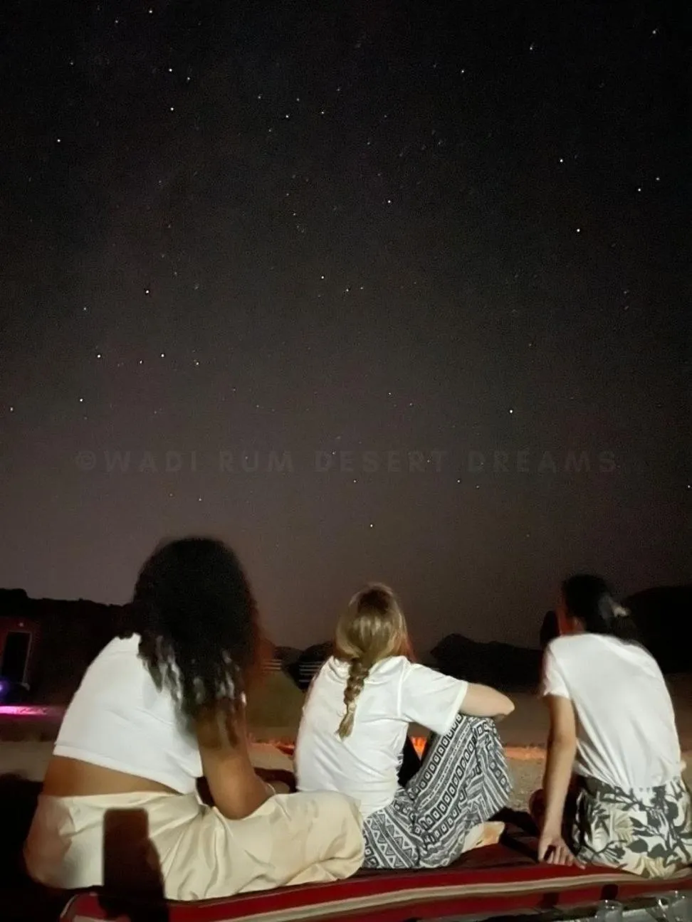 Night in Wadi Rum Desert Dreams