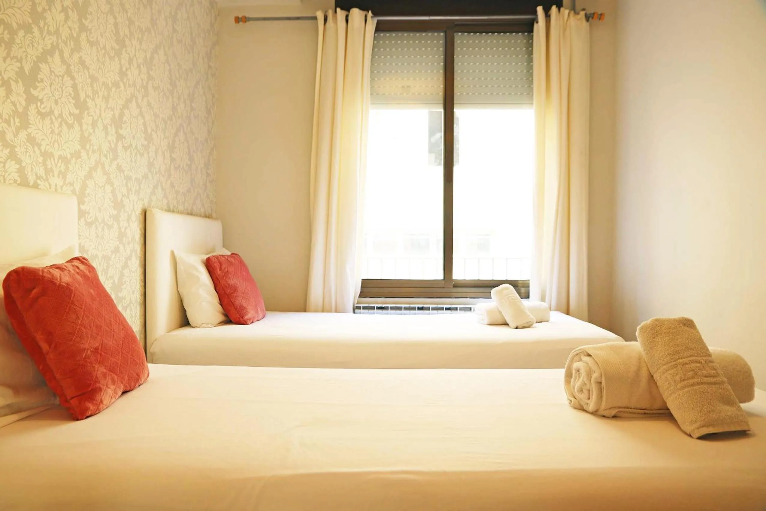 Bedroom, Bed in Bcn-rentals apartments in the Old town