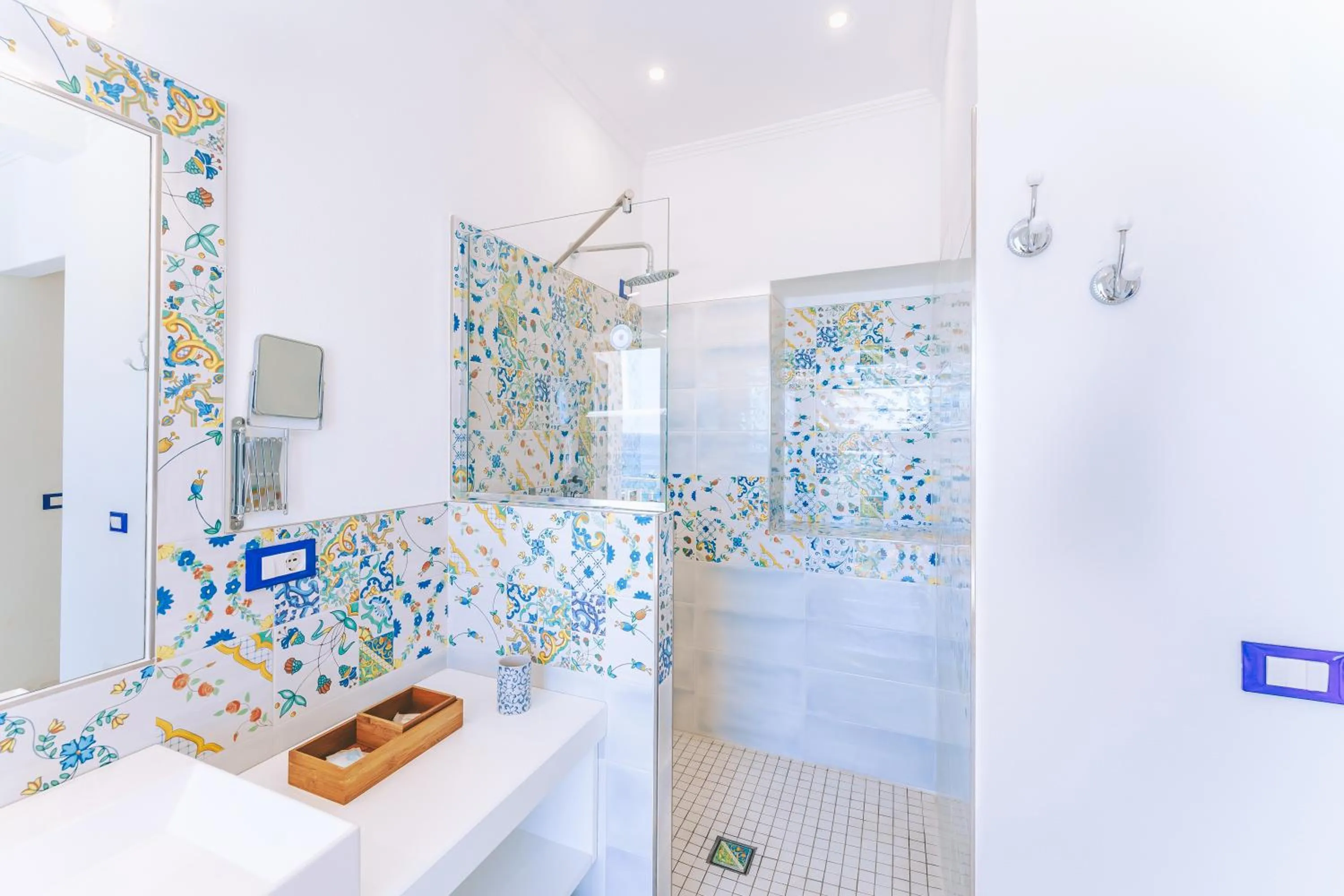 Shower in Hotel Ferdinando Beach & Thermal Spa