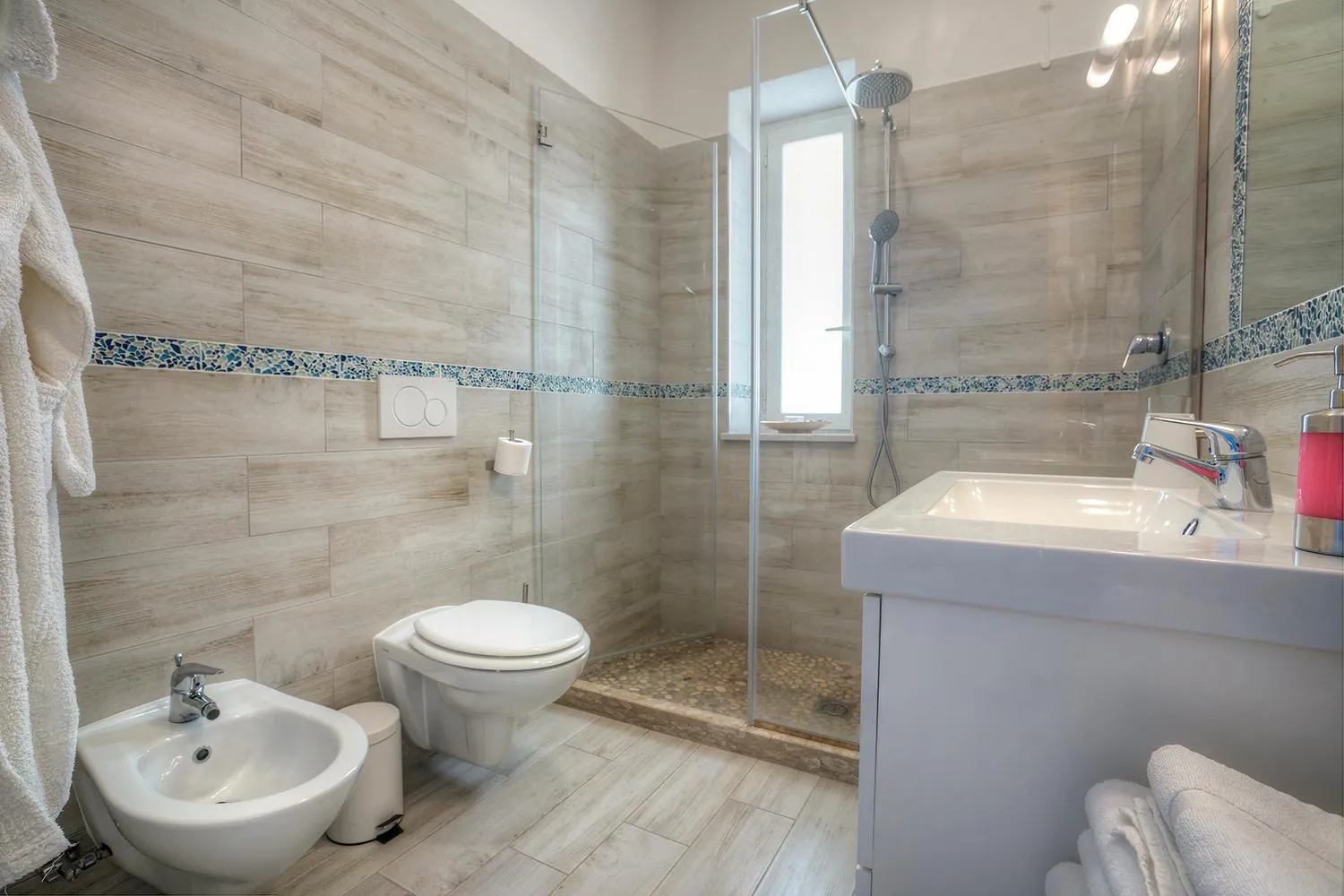 Bathroom in Hotel Ferdinando Beach & Thermal Spa