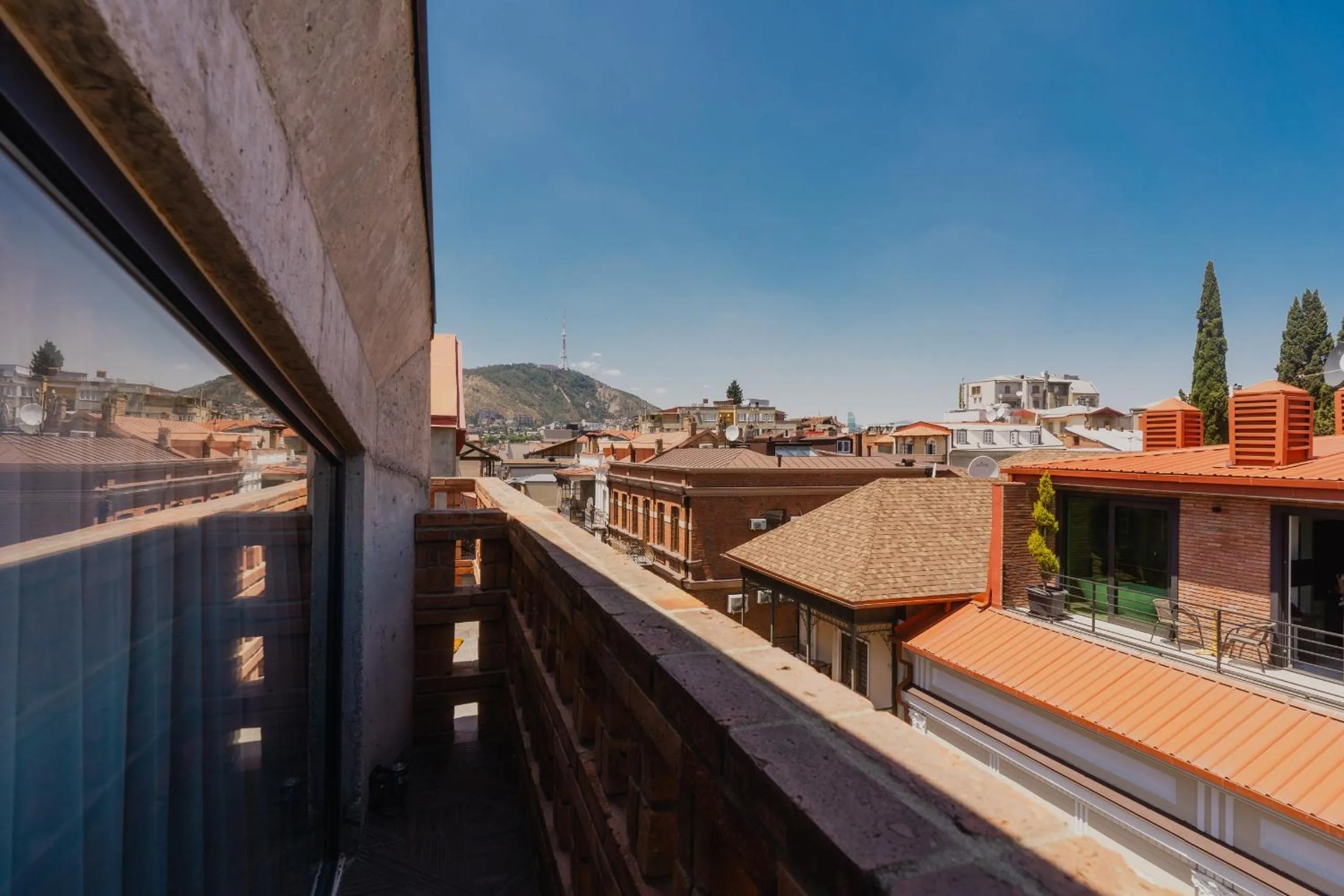 Balcony/Terrace in Sandali Metekhi Boutique Hotel