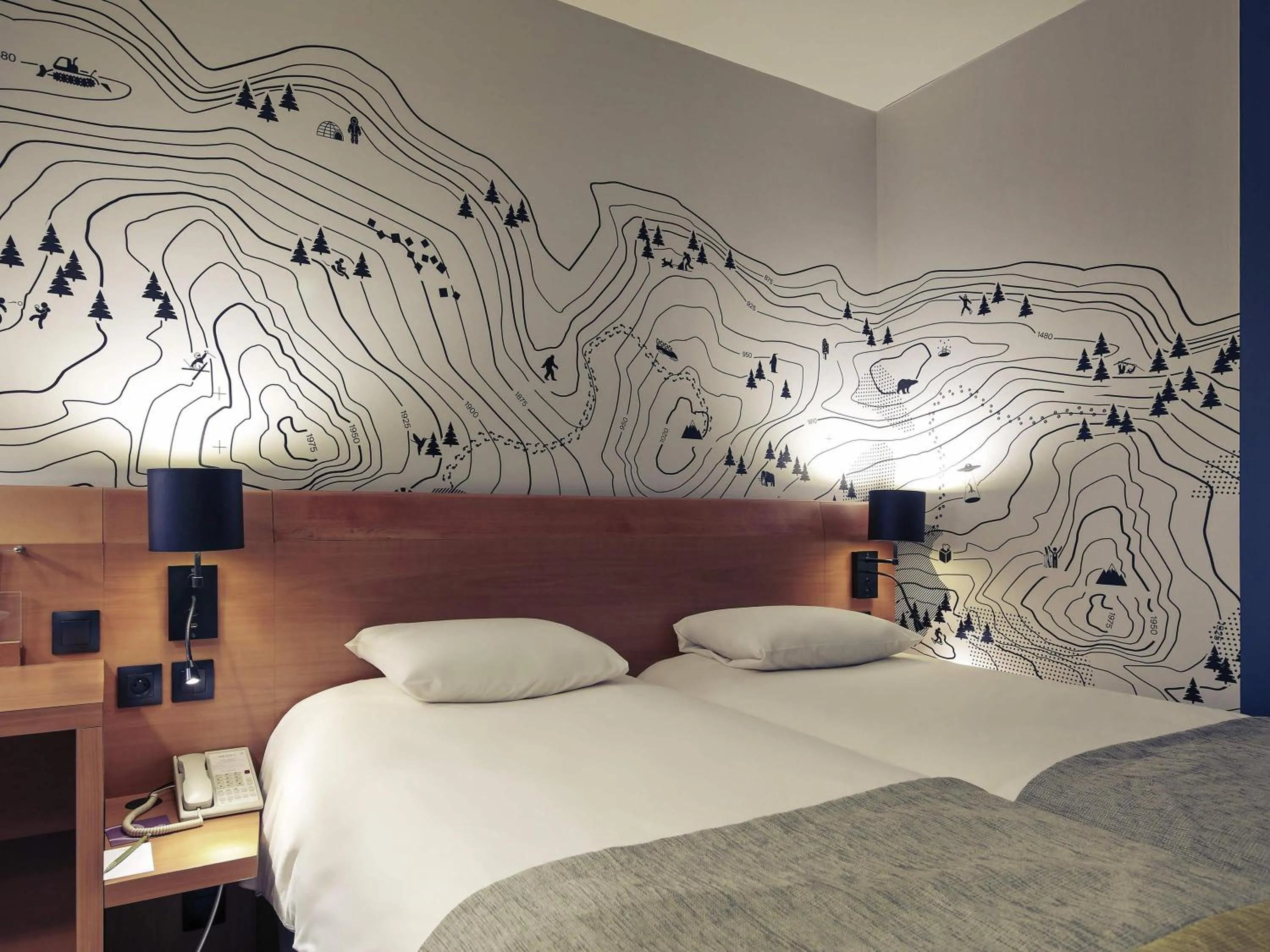 Bedroom, Bed in Mercure Grenoble Centre Alpotel