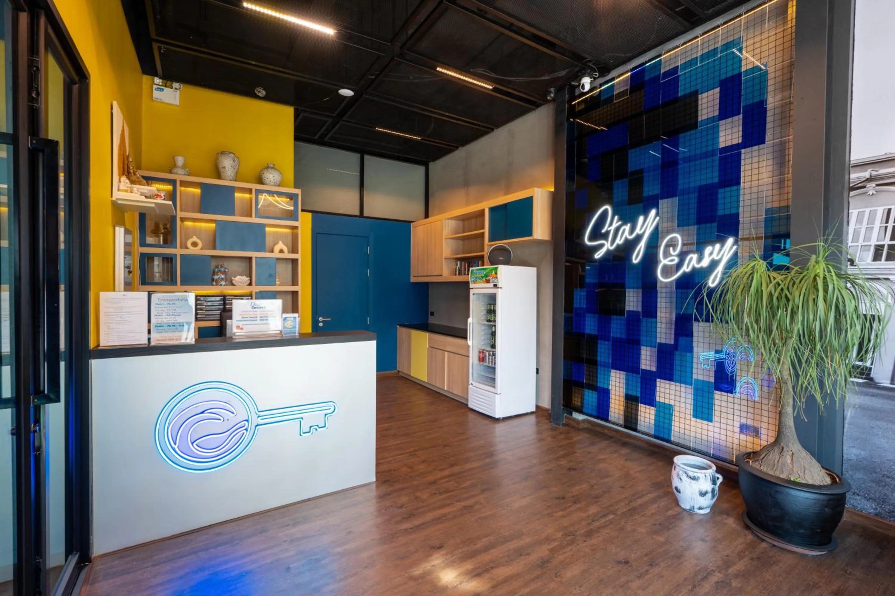 Lobby or reception in Patong Poshtel