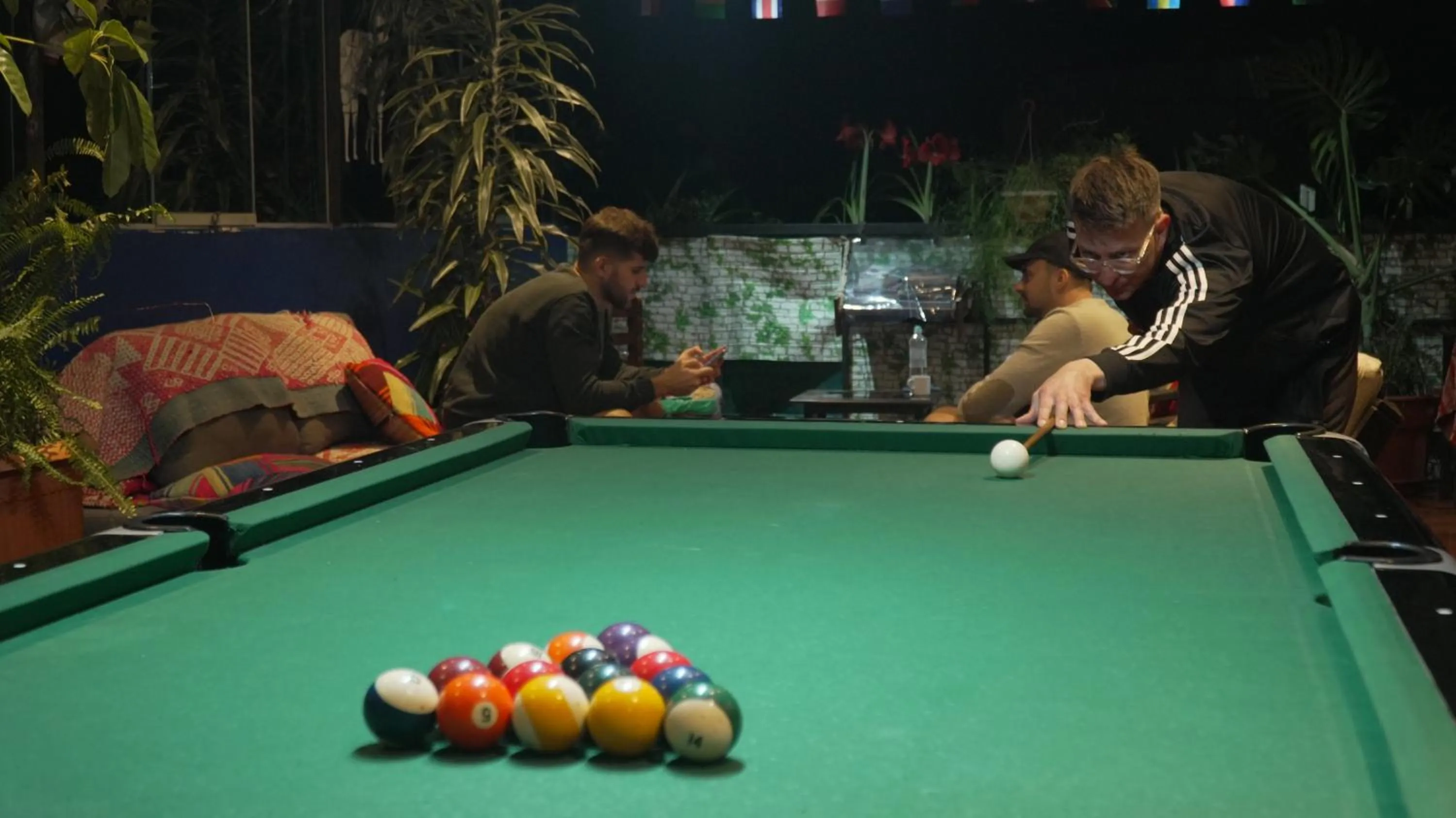 Billiard in Nativus Hostel Machu Picchu