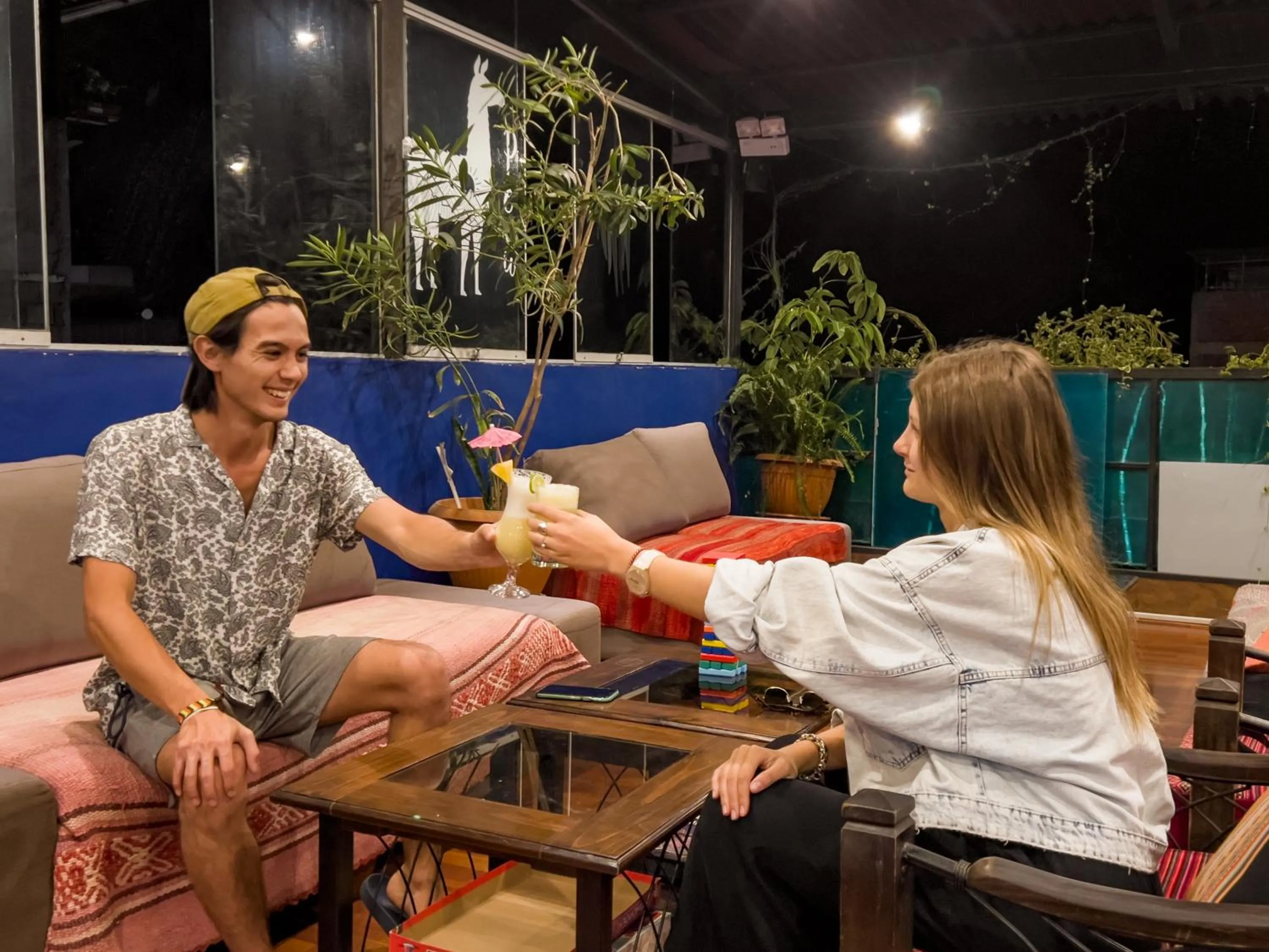 Lounge or bar in Nativus Hostel Machu Picchu