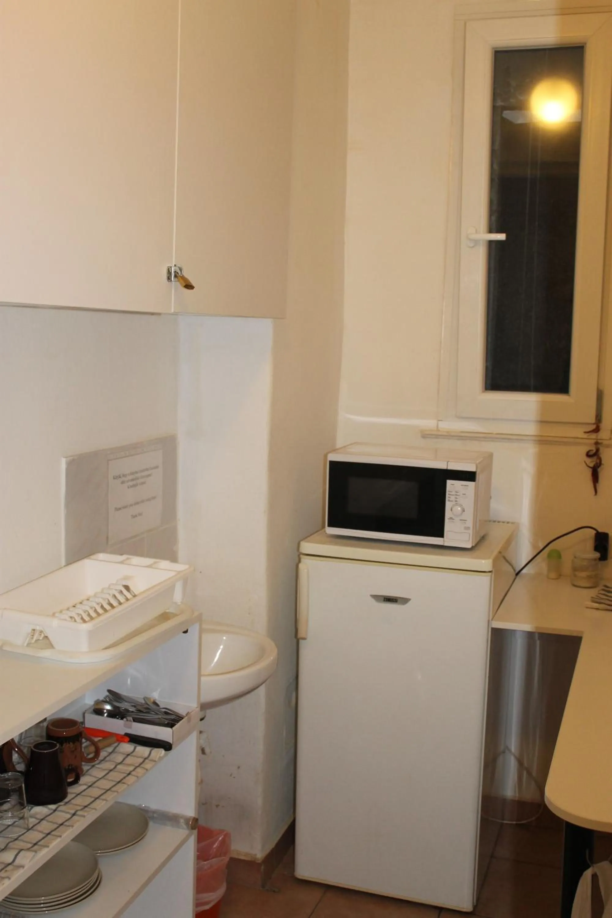 Kitchen or kitchenette in Fanni Budapest Guesthouse