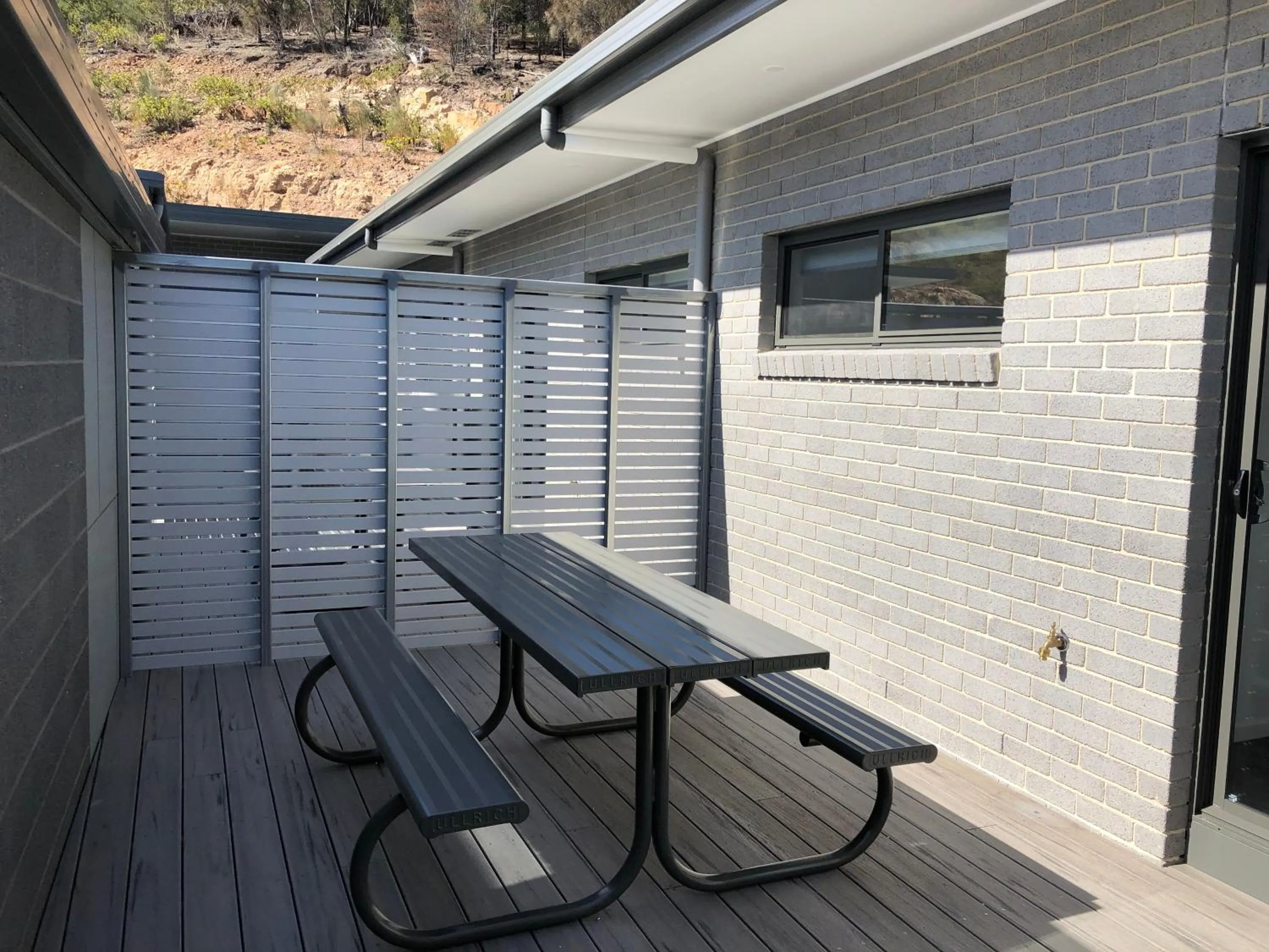 Patio in Risdon Brook Hotel