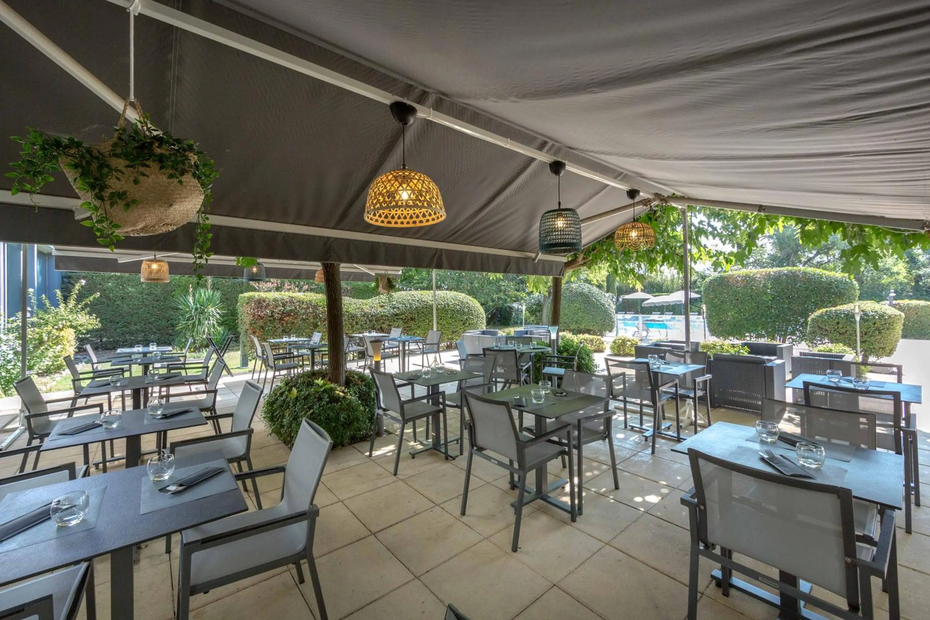 Patio in Mercure Cavaillon