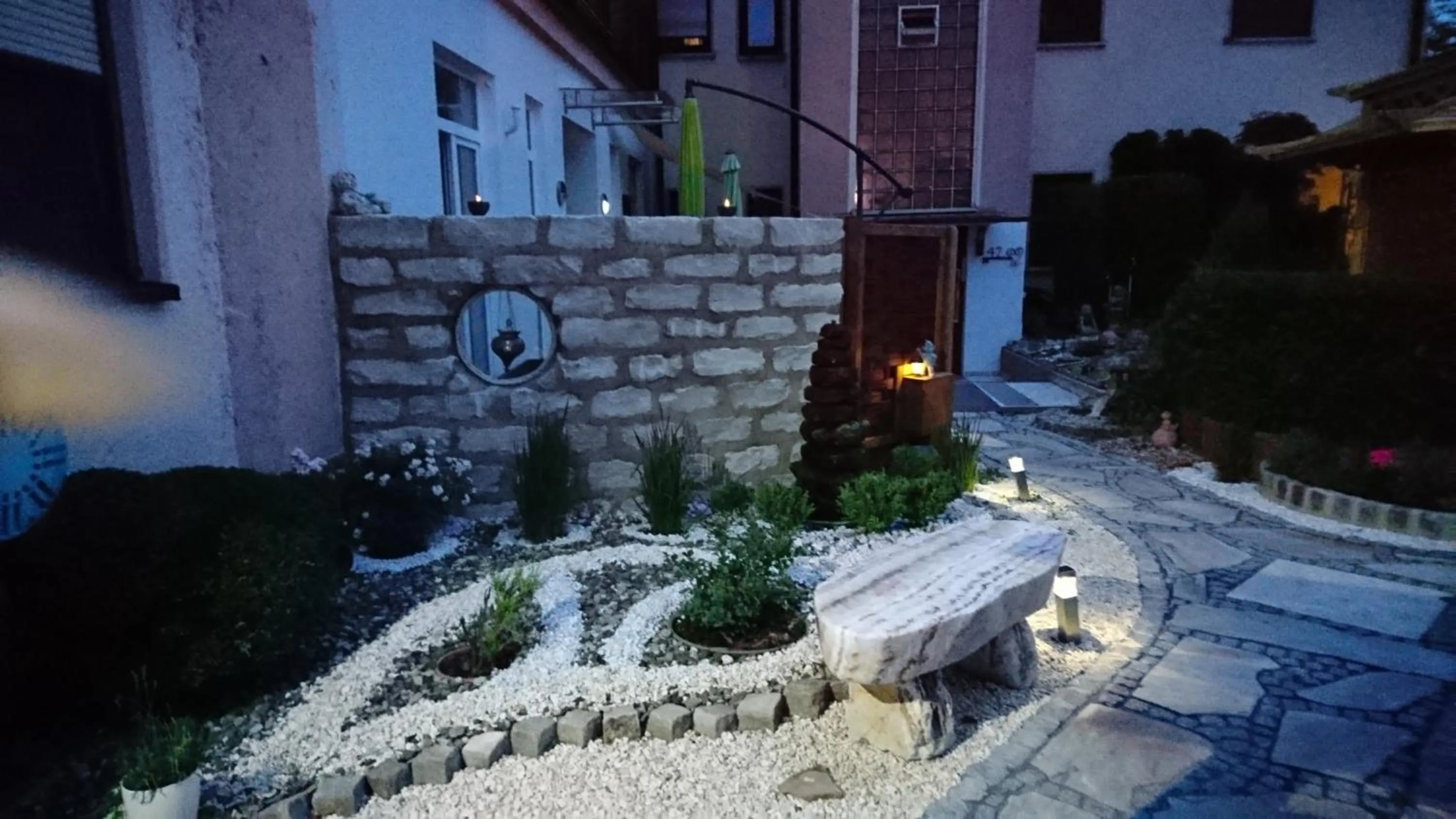 Patio in ApartmentHotel Vollumen