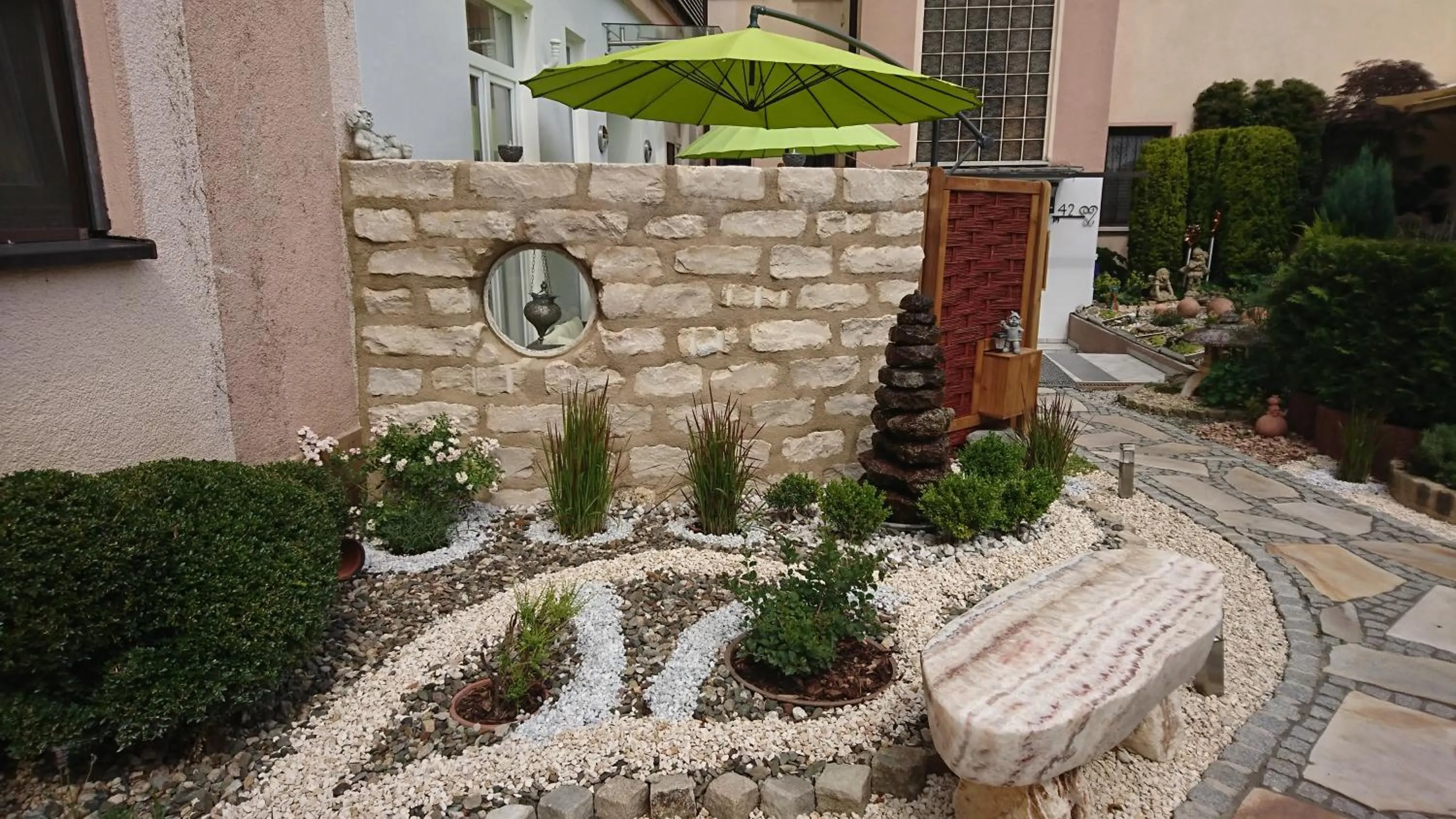 Patio in ApartmentHotel Vollumen