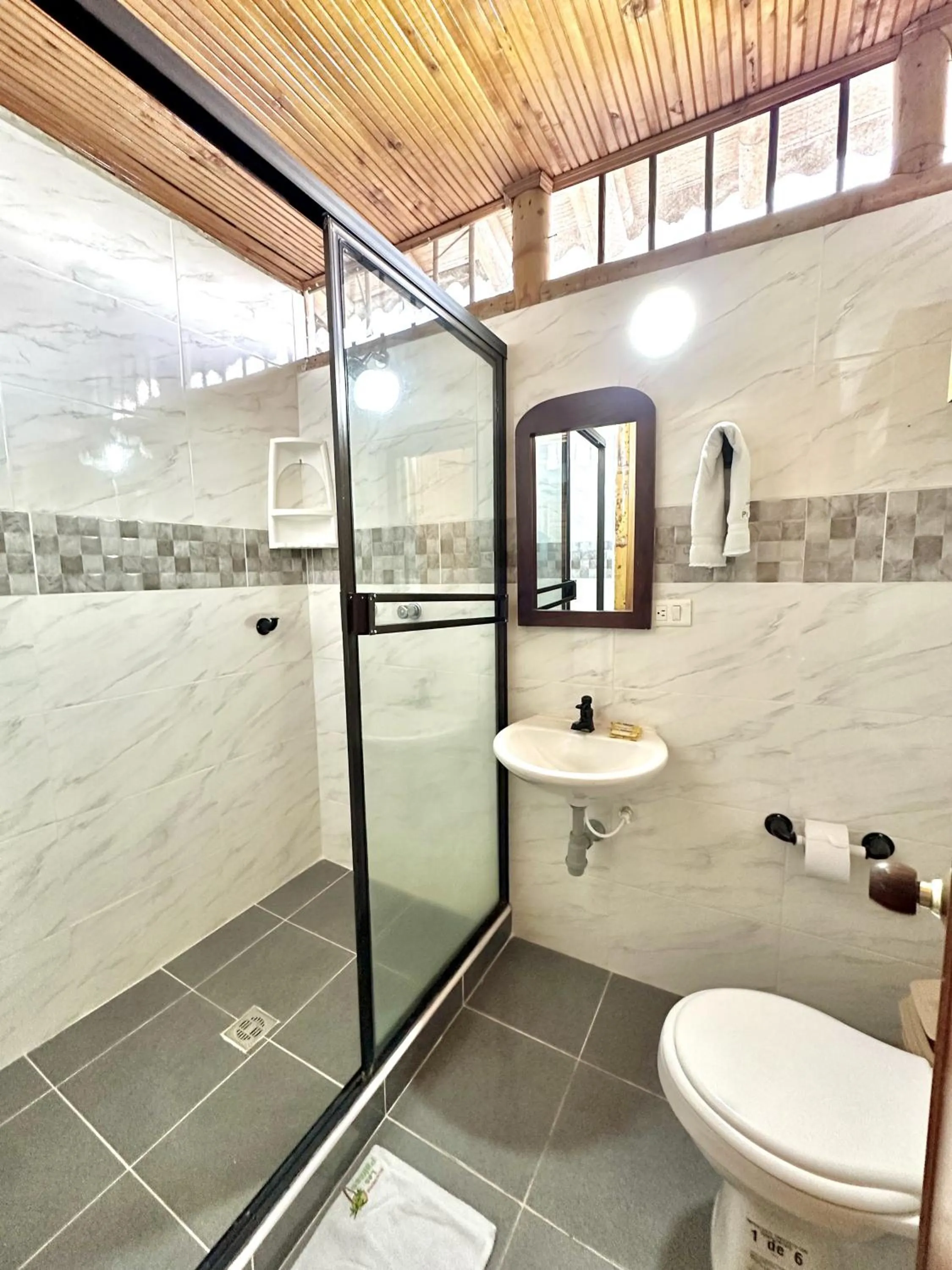 Bathroom in Eco Hotel las Palmas