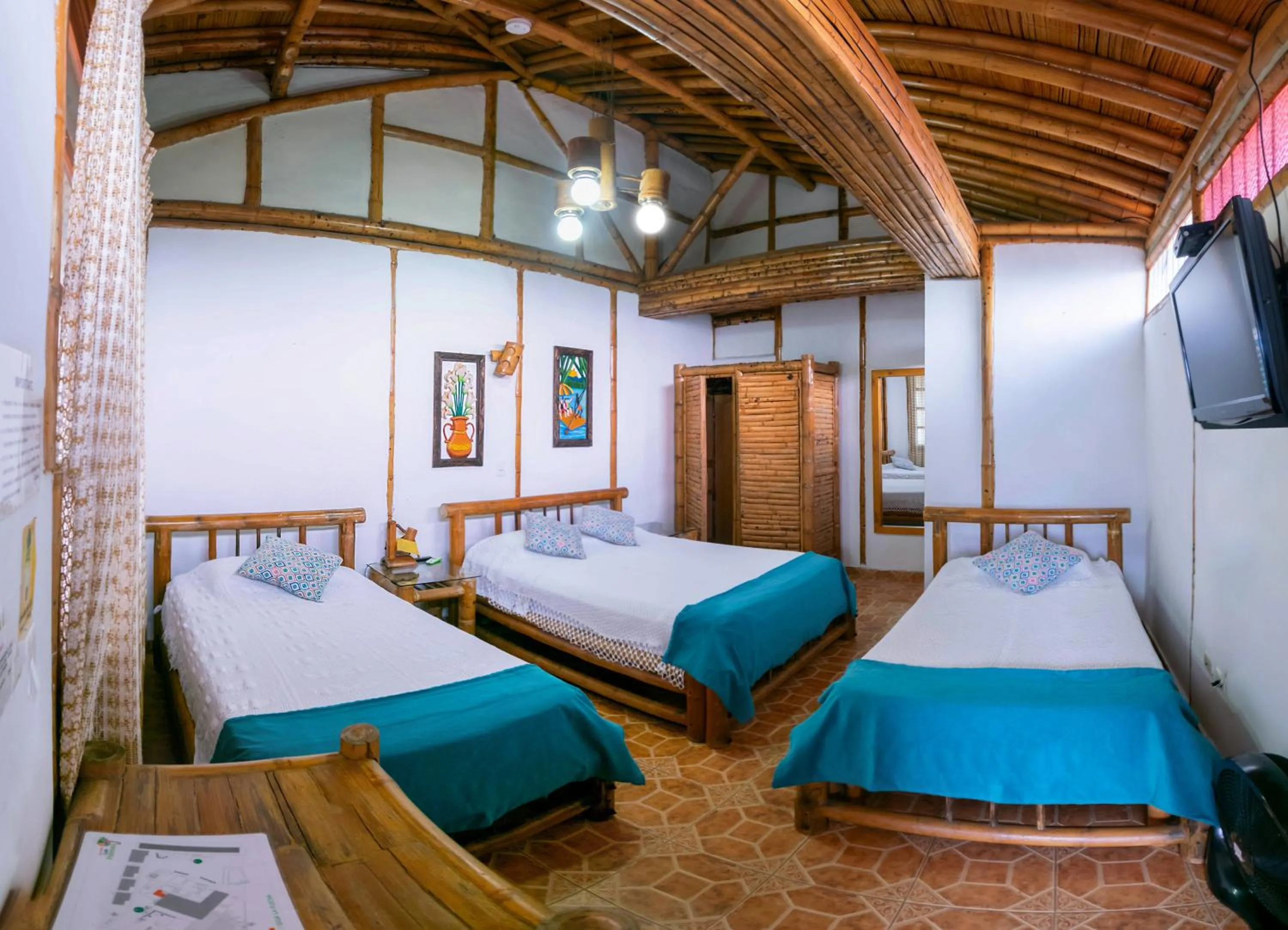 Photo of the whole room, Bed in Eco Hotel las Palmas