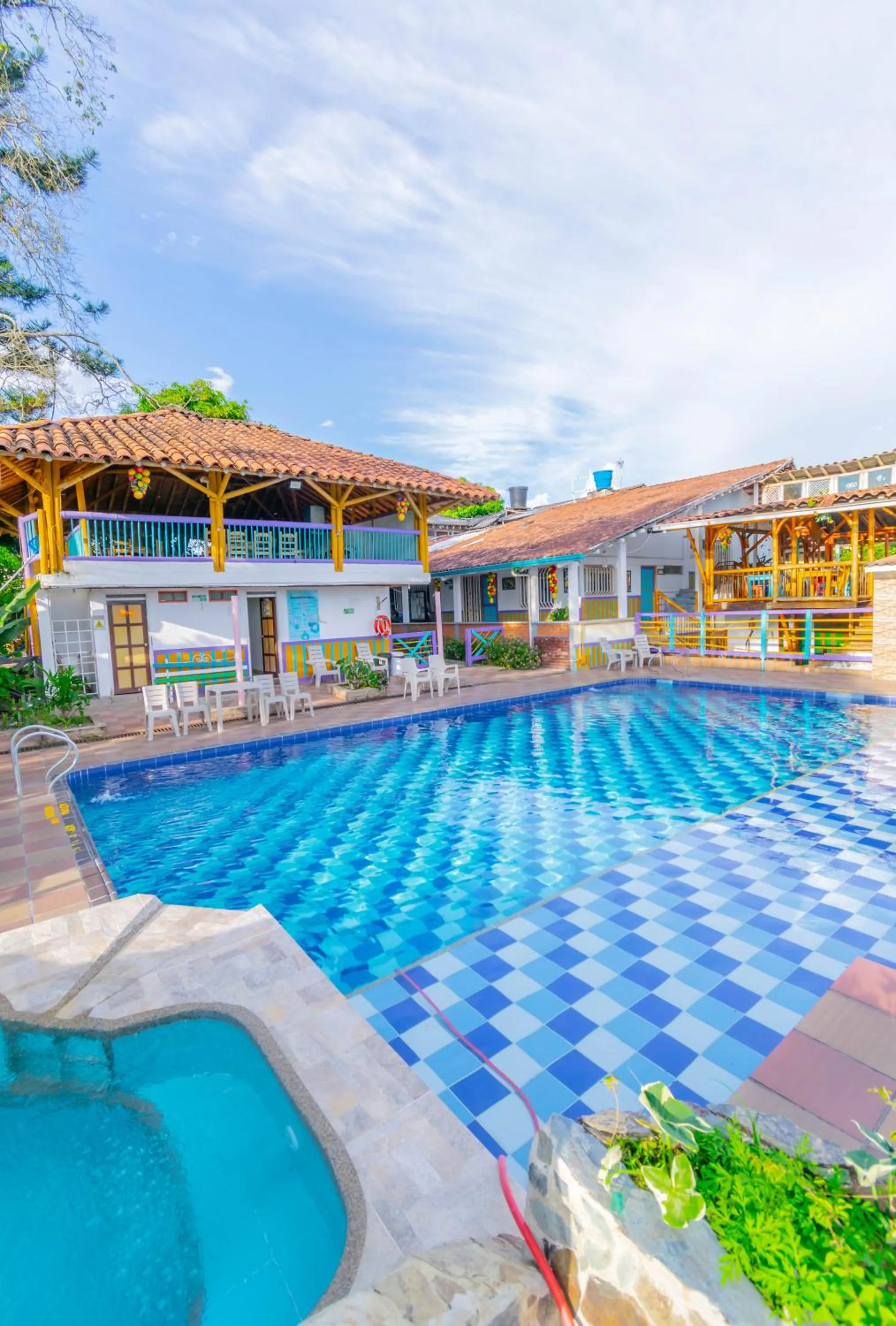 Swimming pool in Eco Hotel las Palmas
