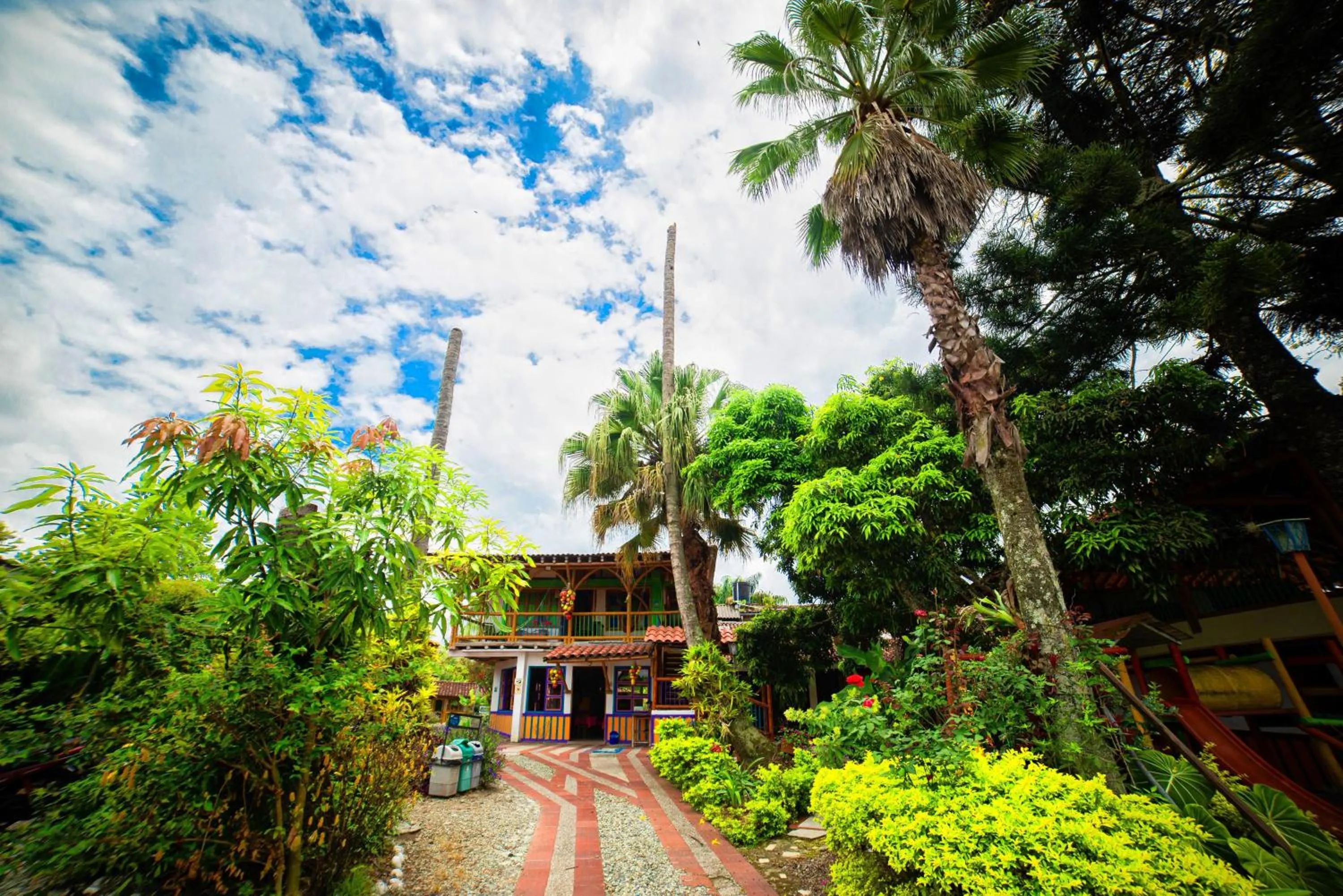 Facade/entrance in Eco Hotel las Palmas