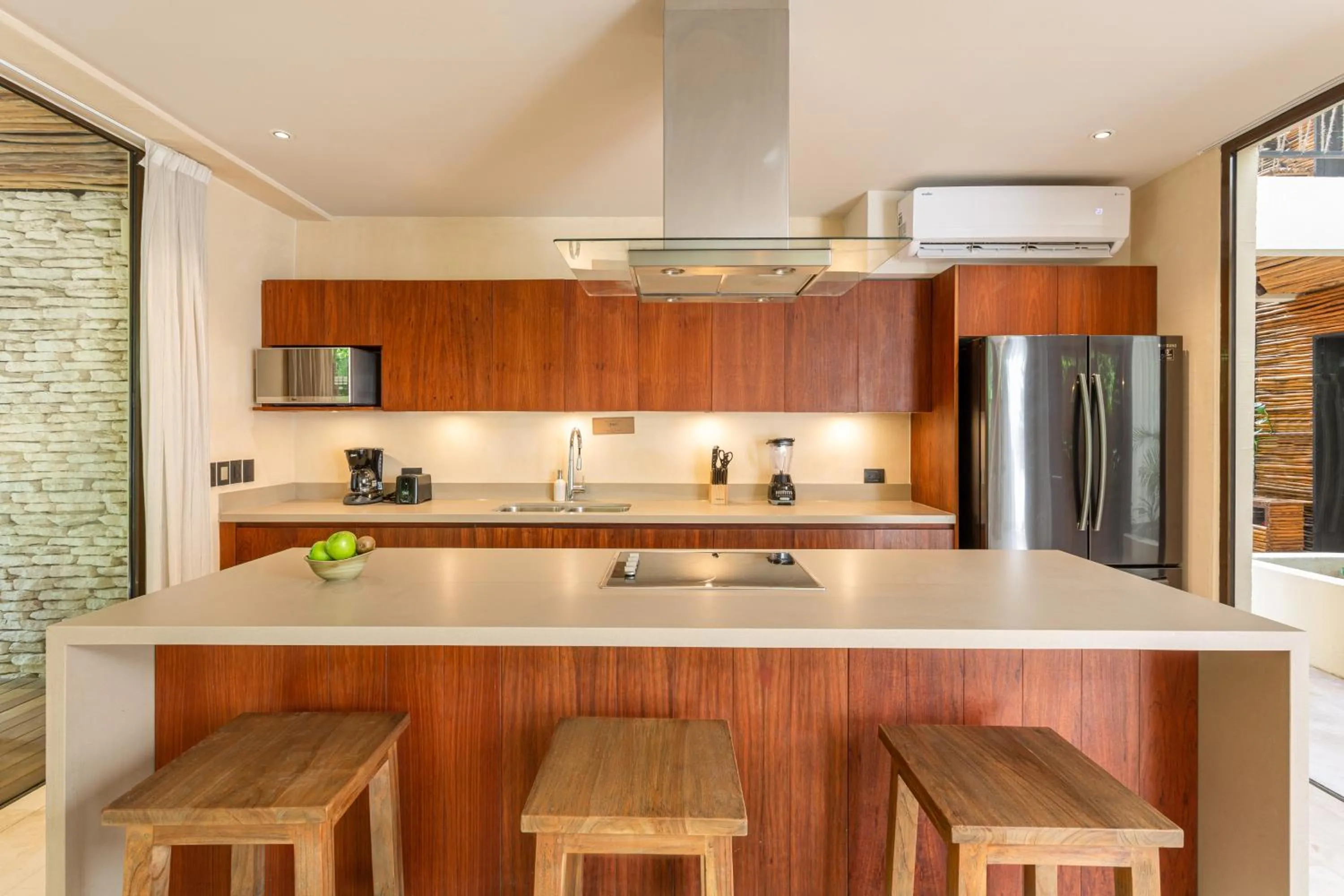 kitchen in Copal Tulum Hotel