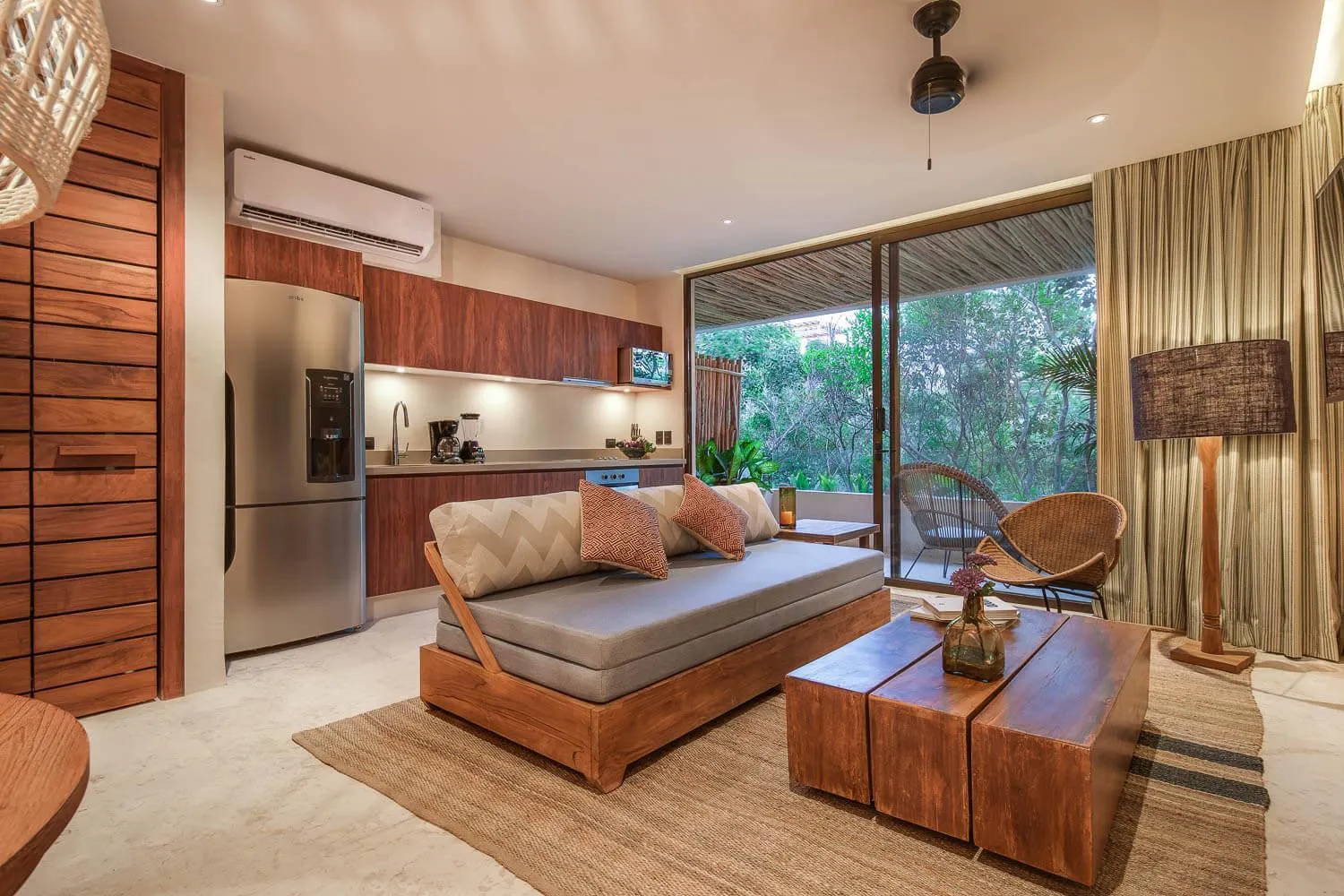 Patio in Copal Tulum Hotel