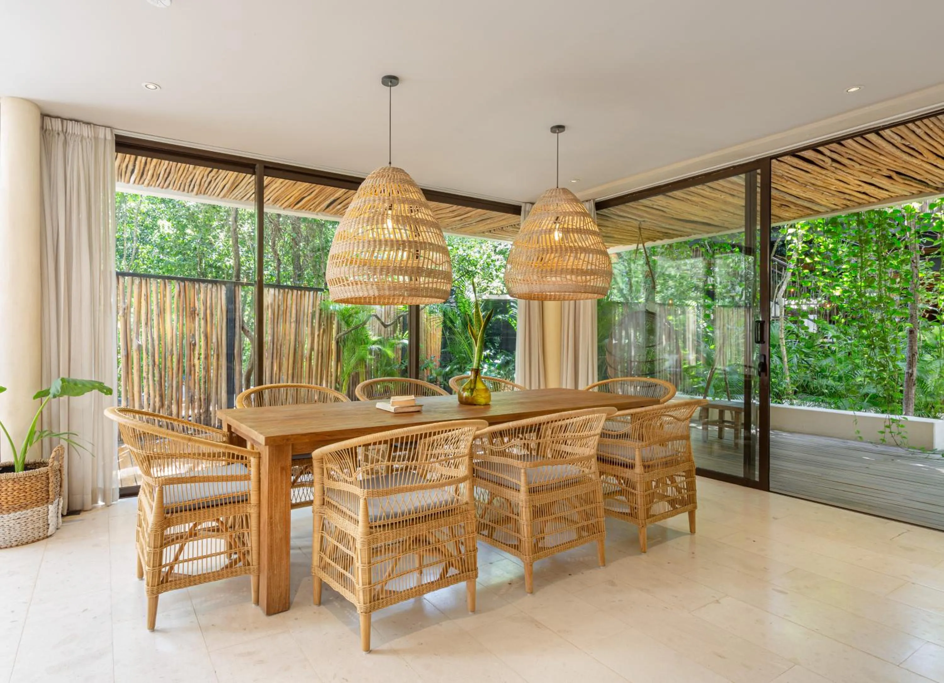 Living room in Copal Tulum Hotel