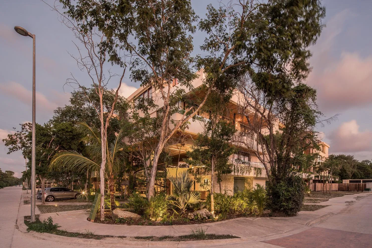 Property building in Copal Tulum Hotel