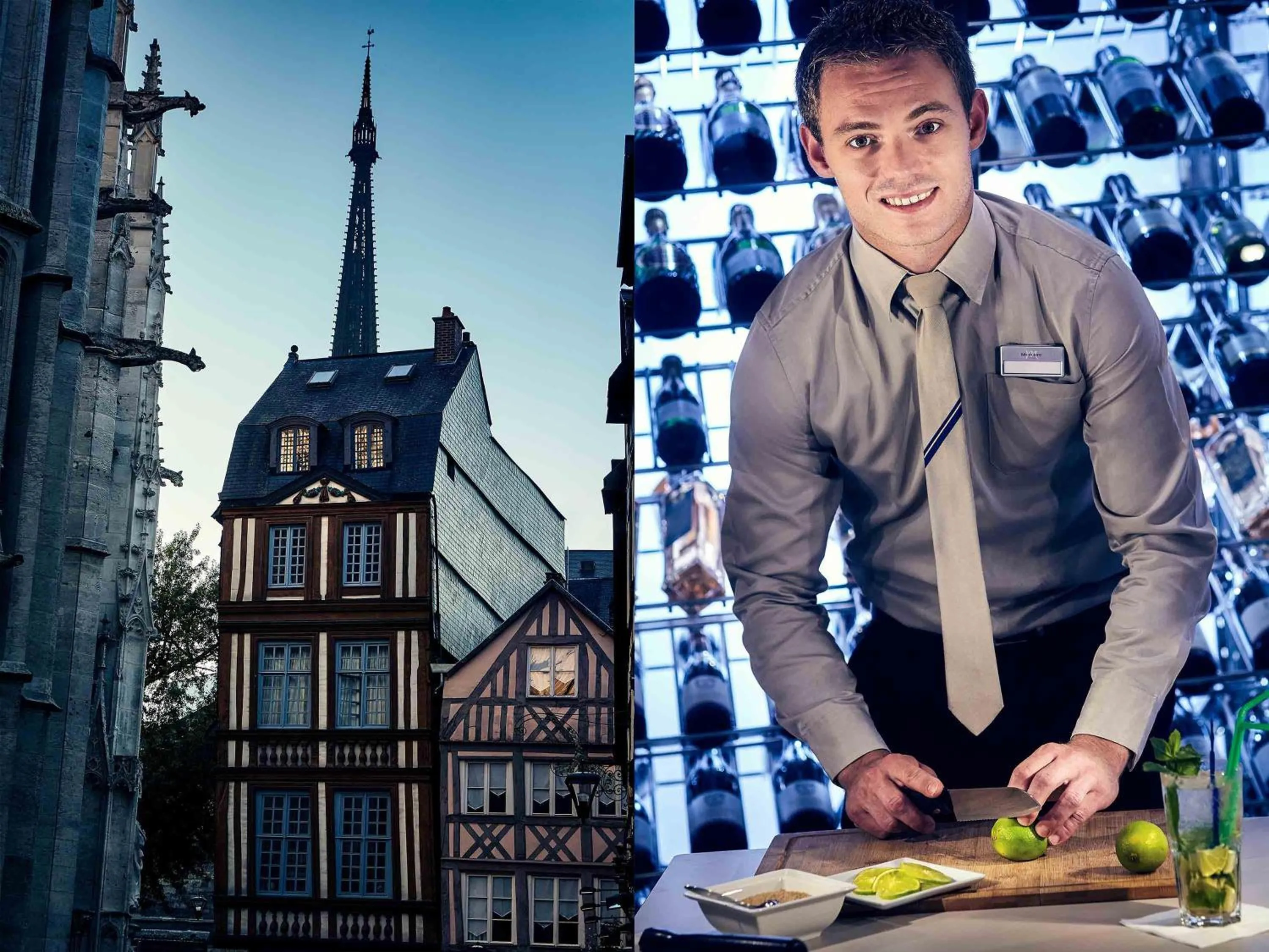 Lounge or bar in Mercure Rouen Centre Cathédrale