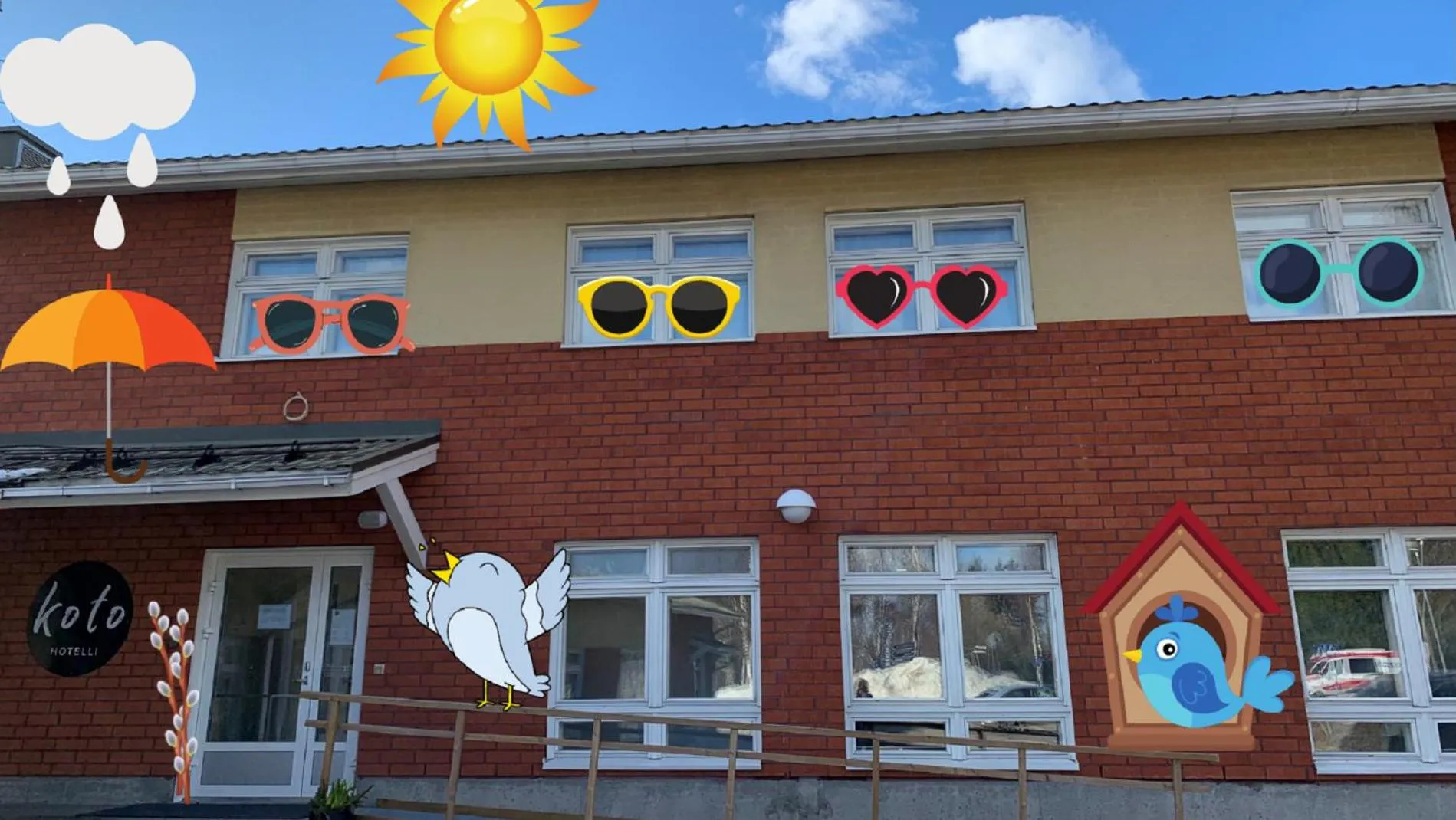 Facade/entrance in Koto Hotel Pihtipudas