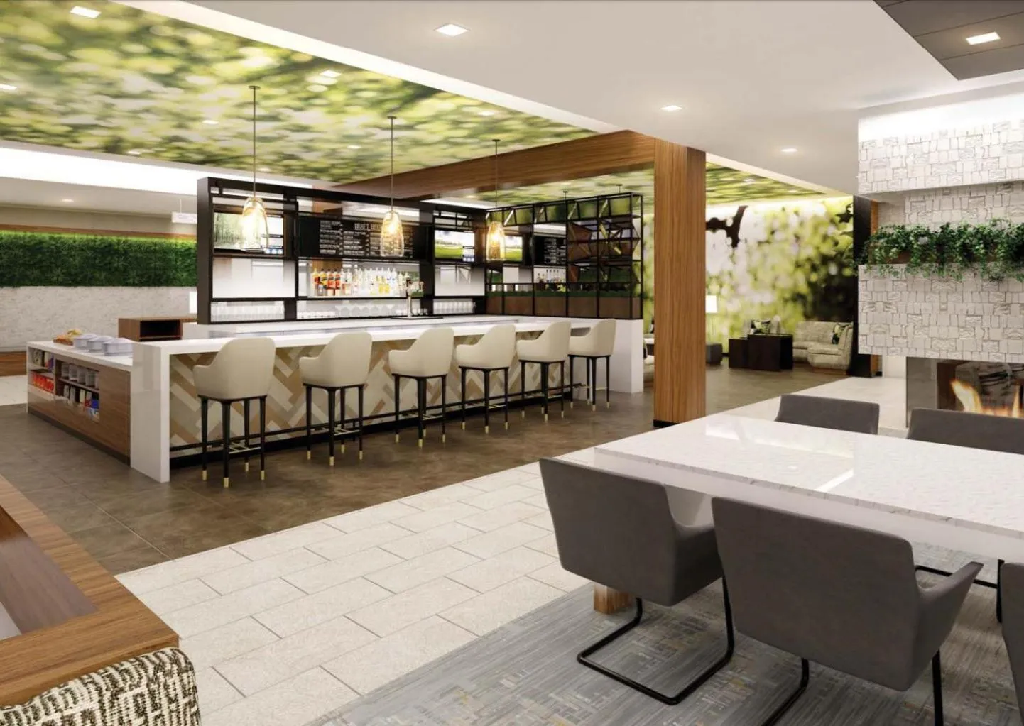 Restaurant/places to eat in Wyndham Garden Sacramento Airport Natomas