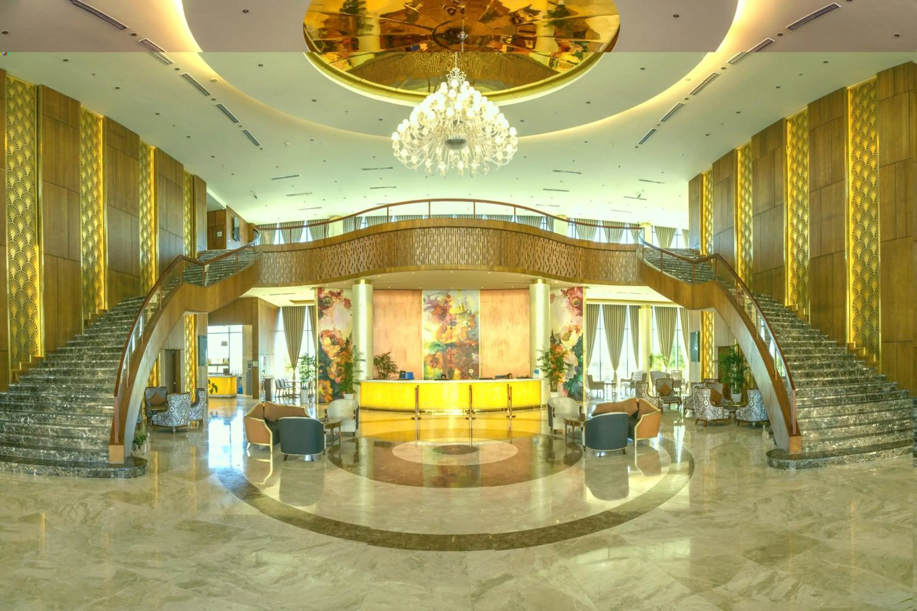 Lobby or reception in Wyndham Grand KN Paradise Cam Ranh