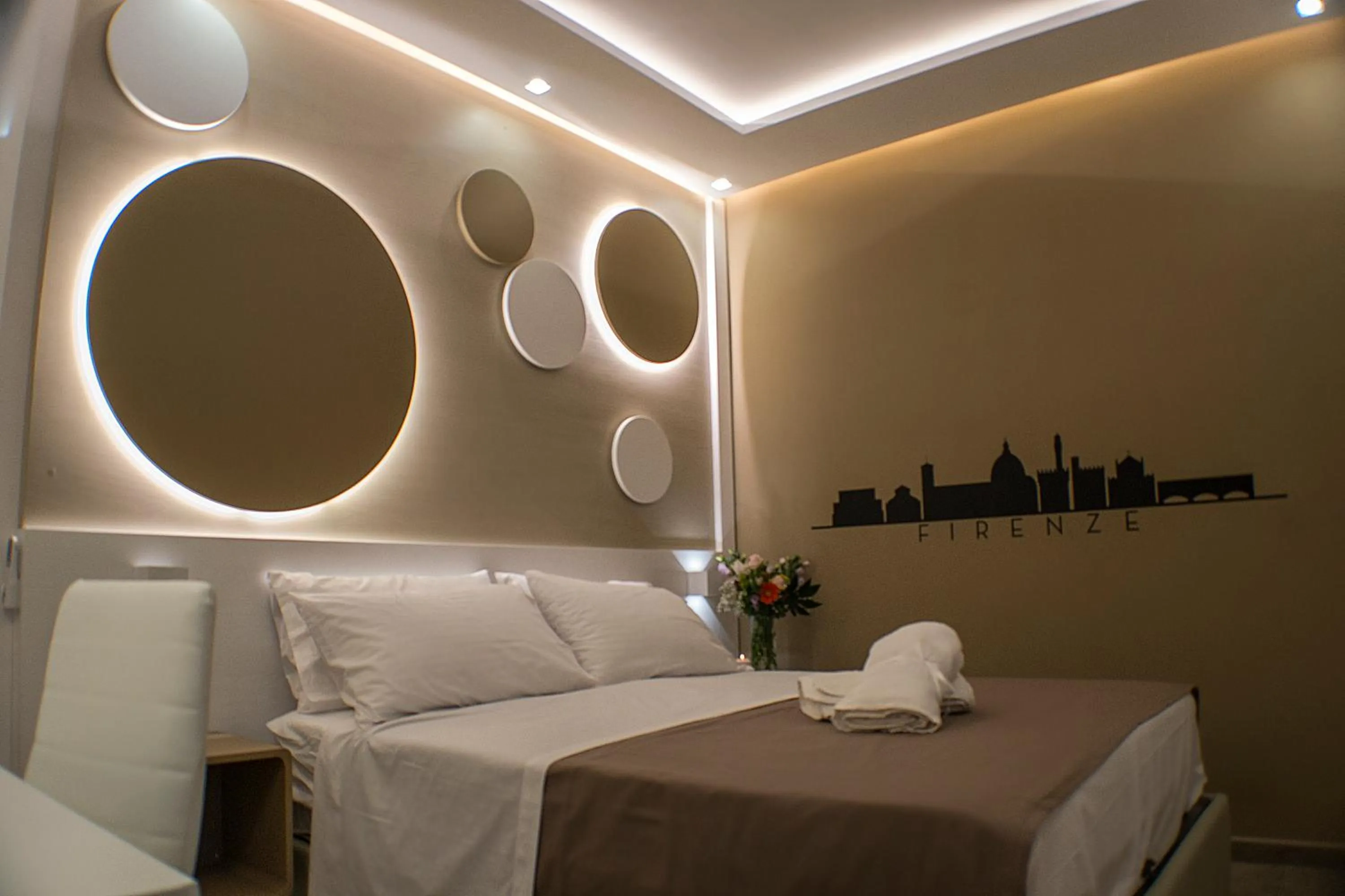 Bed in Napoli Central Station Studio