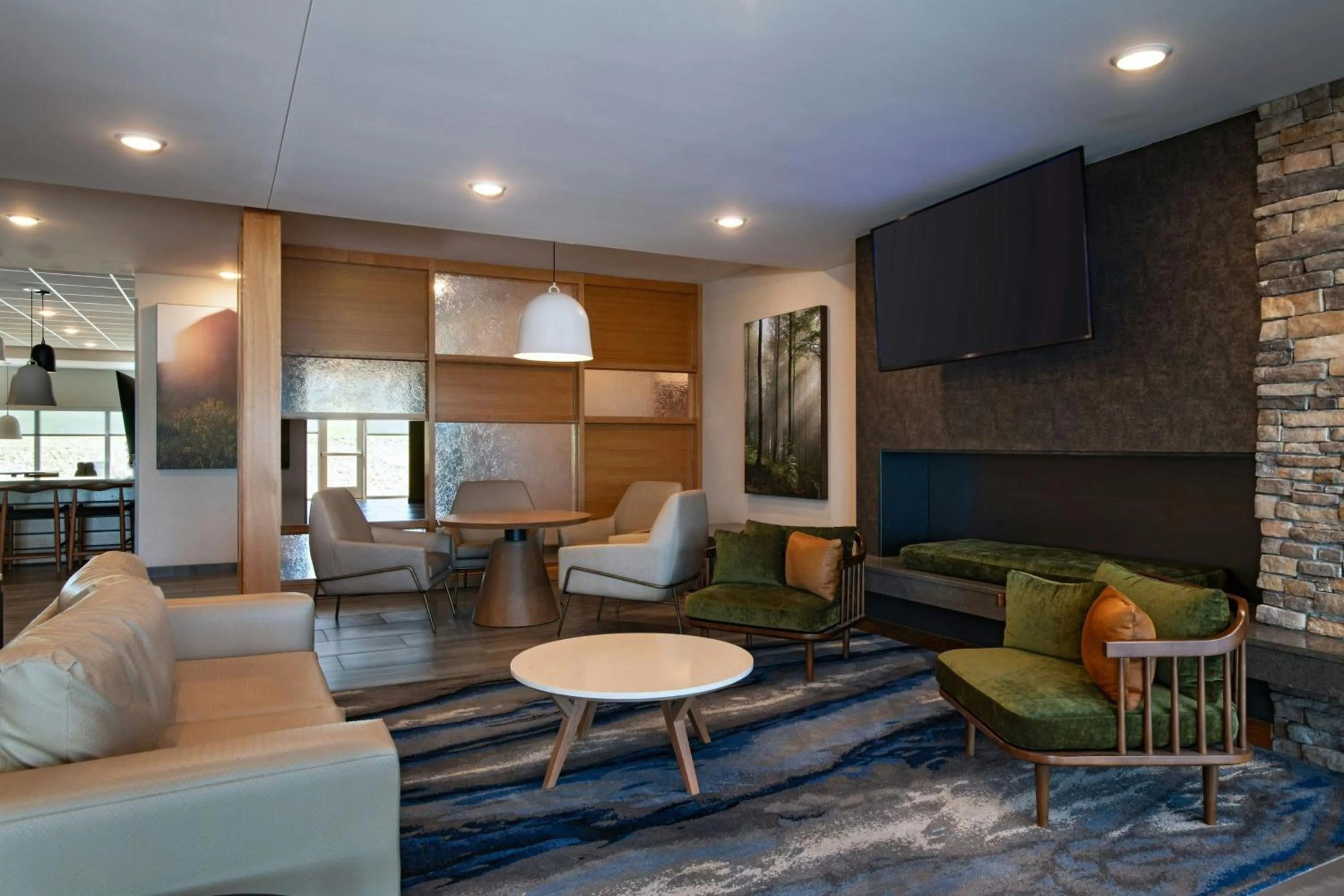 Lobby or reception in Fairfield Inn & Suites Lincoln Crete