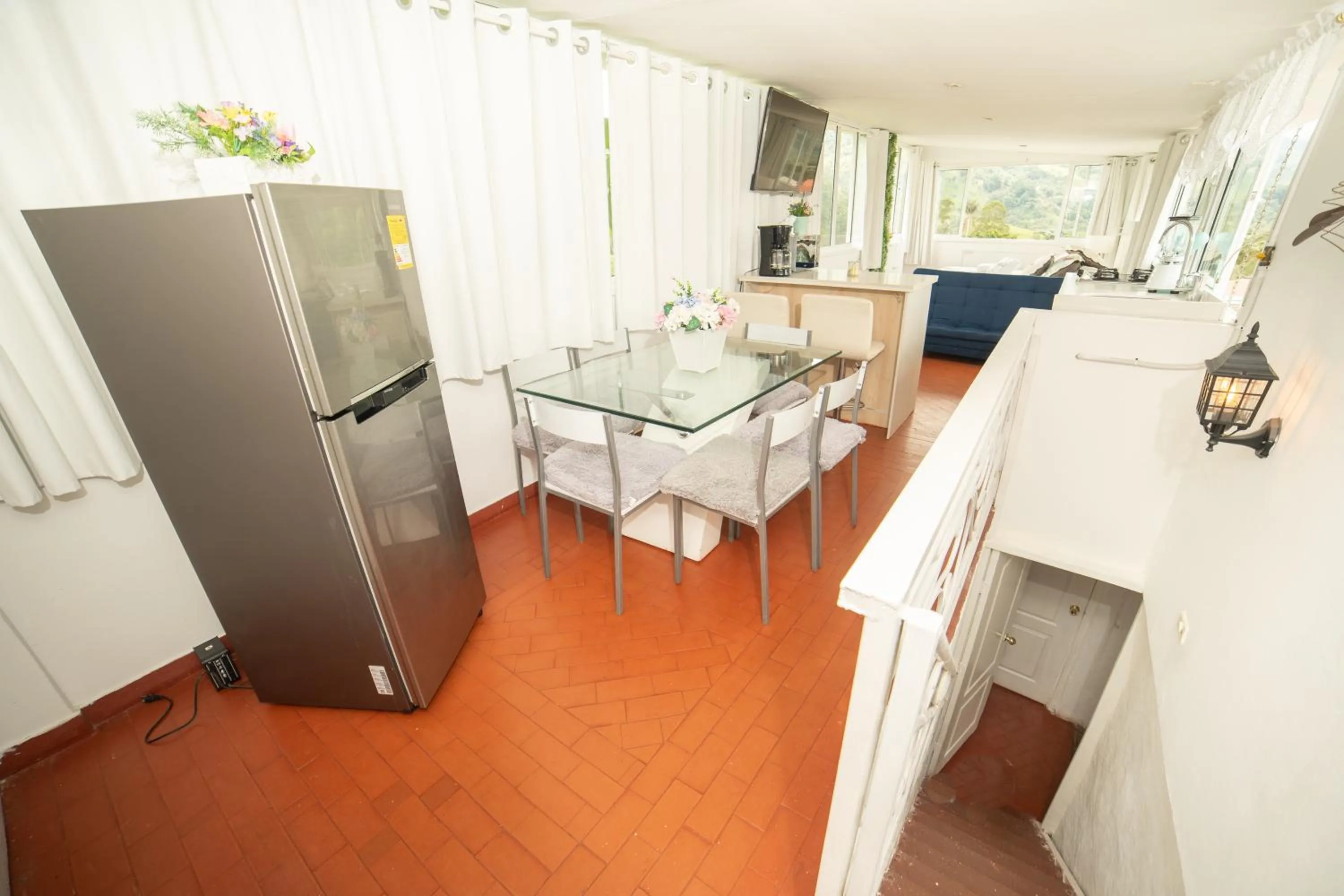 Kitchen or kitchenette in Posada del Angel
