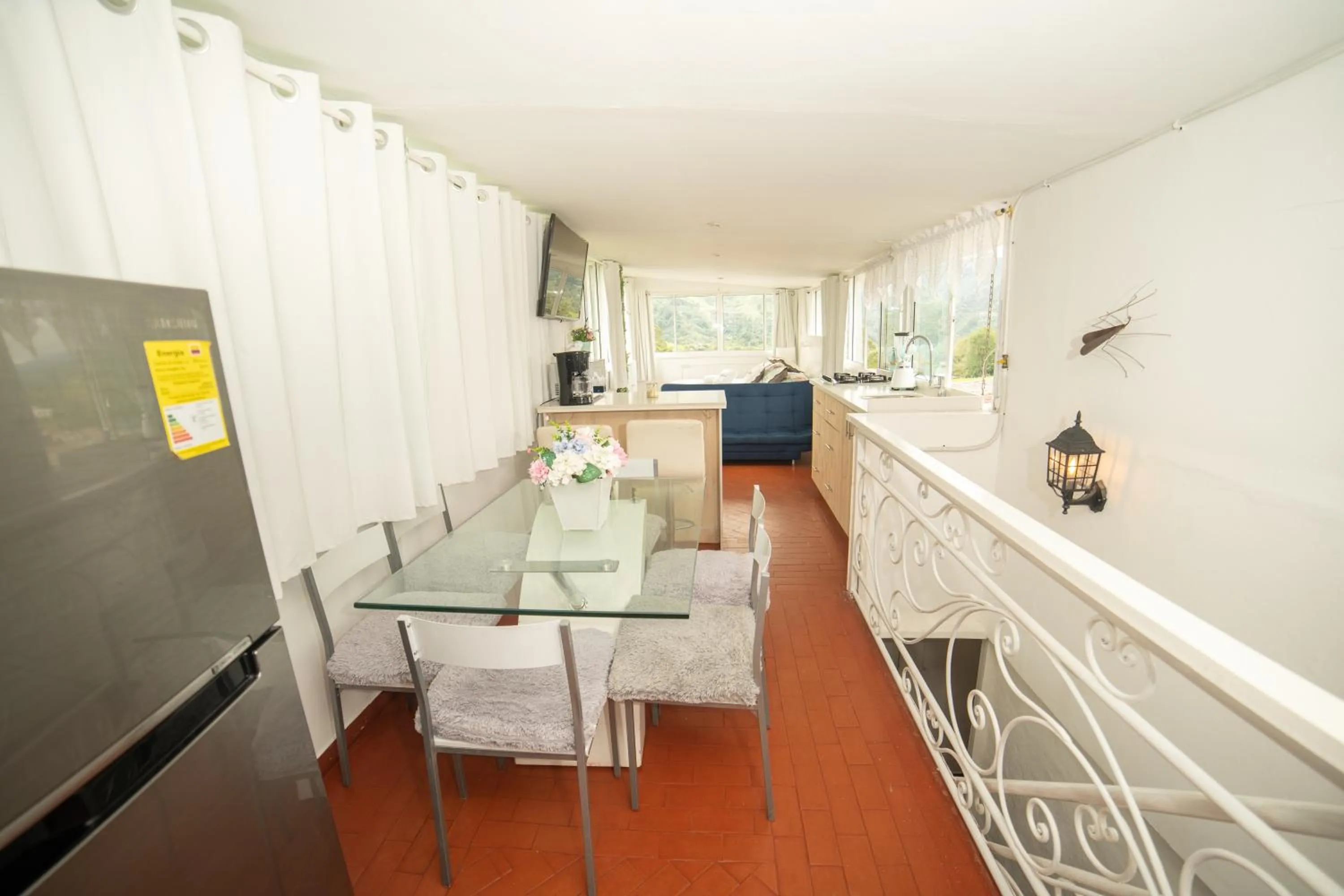Kitchen or kitchenette in Posada del Angel