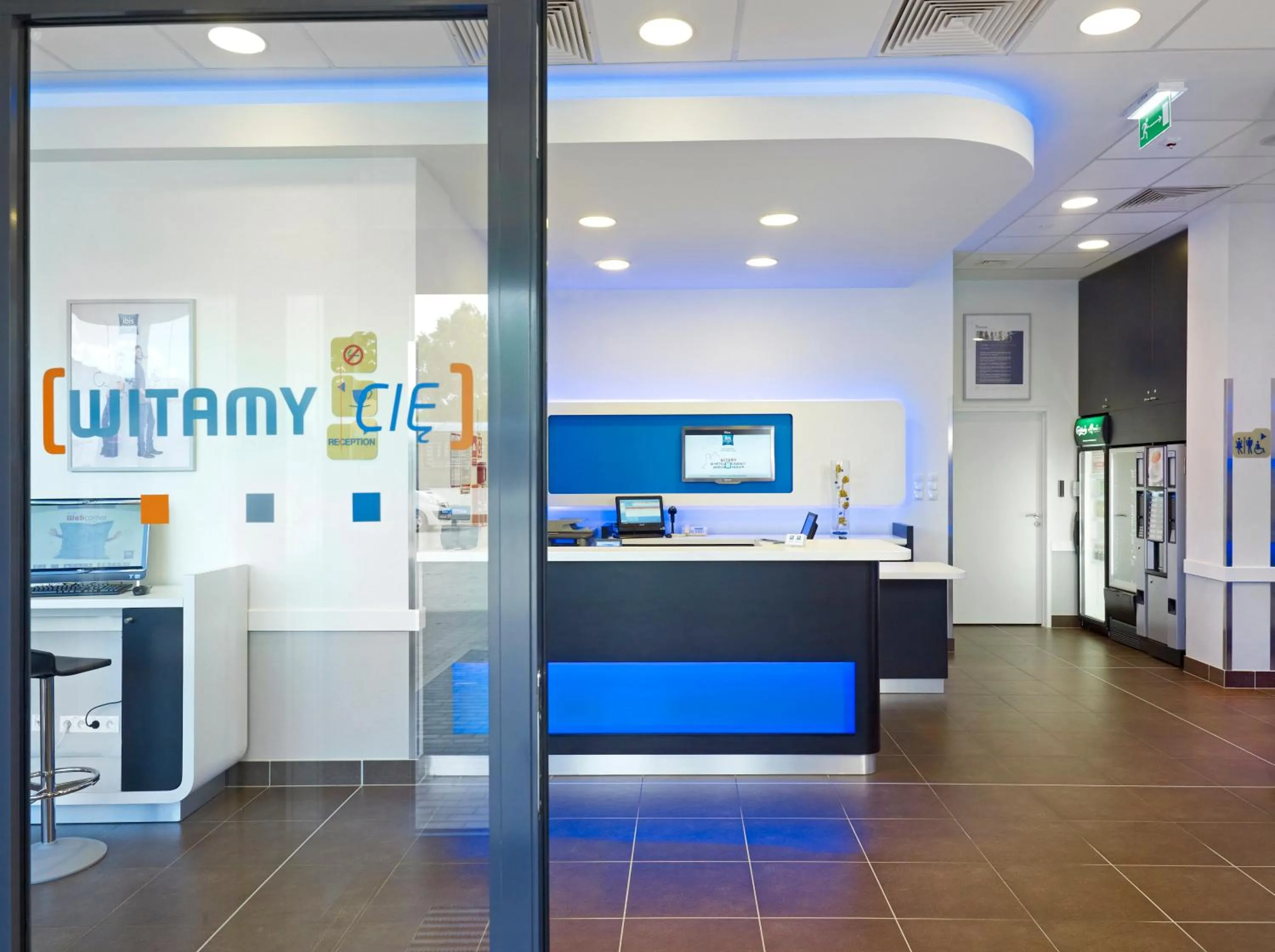 Lobby or reception in ibis budget Warszawa West Station