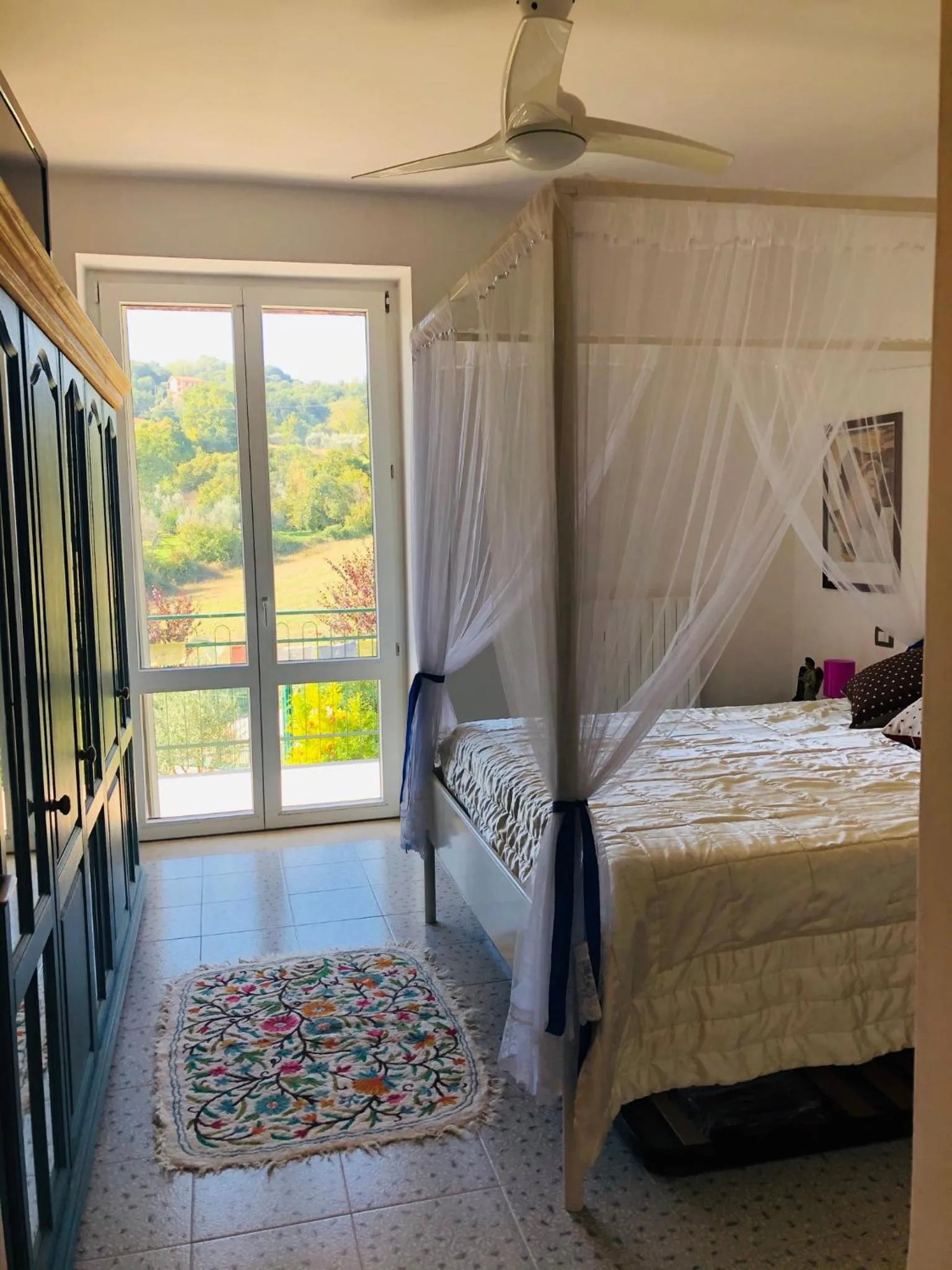 Bedroom, Bed in Villa Cristal