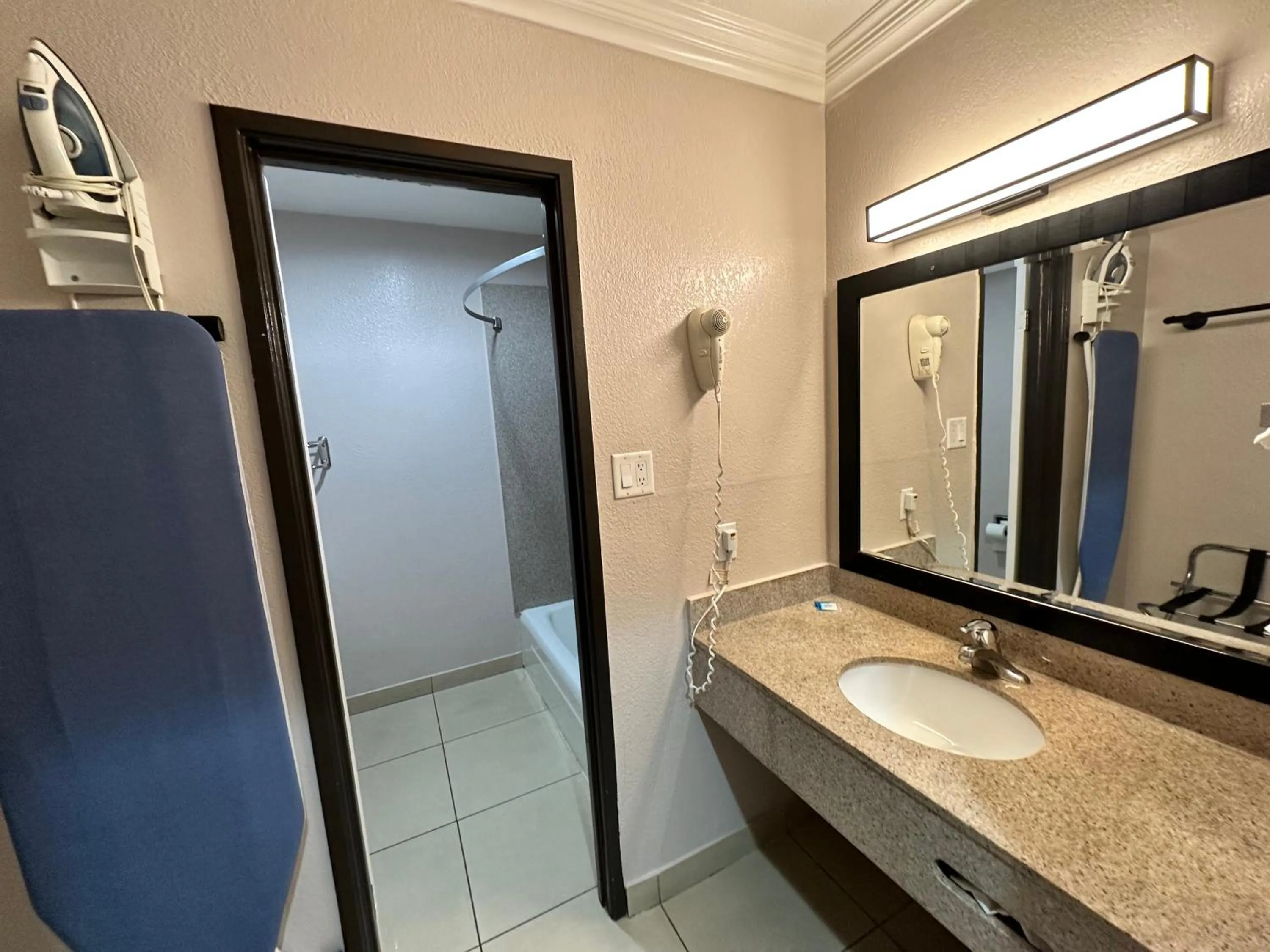 Bathroom in Super 8 by Wyndham Mesa Downtown Near Convention Center