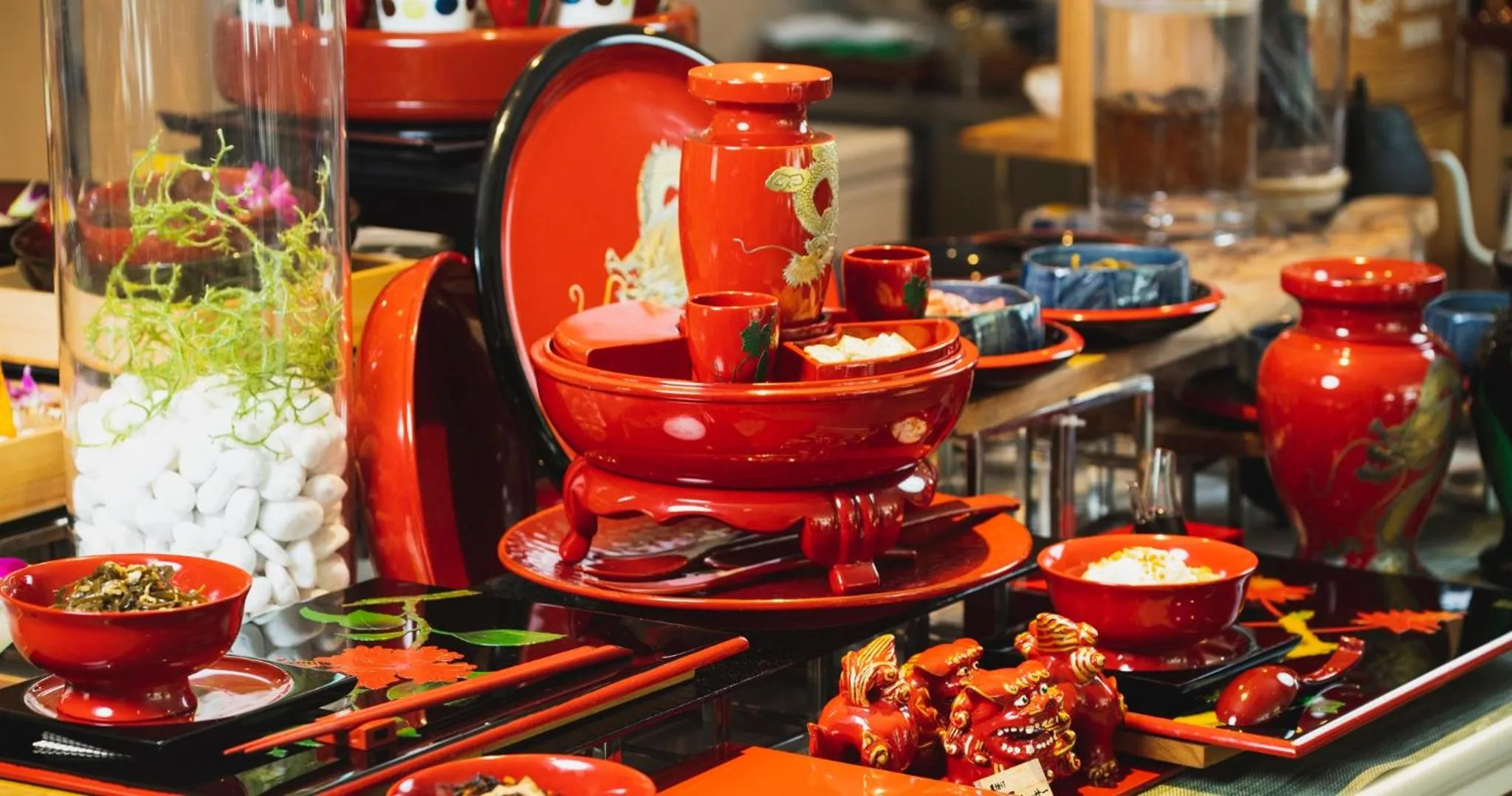 Breakfast in HOTEL SANSUI NAHA Ryukyu Onsen Naminoue-No-Yu