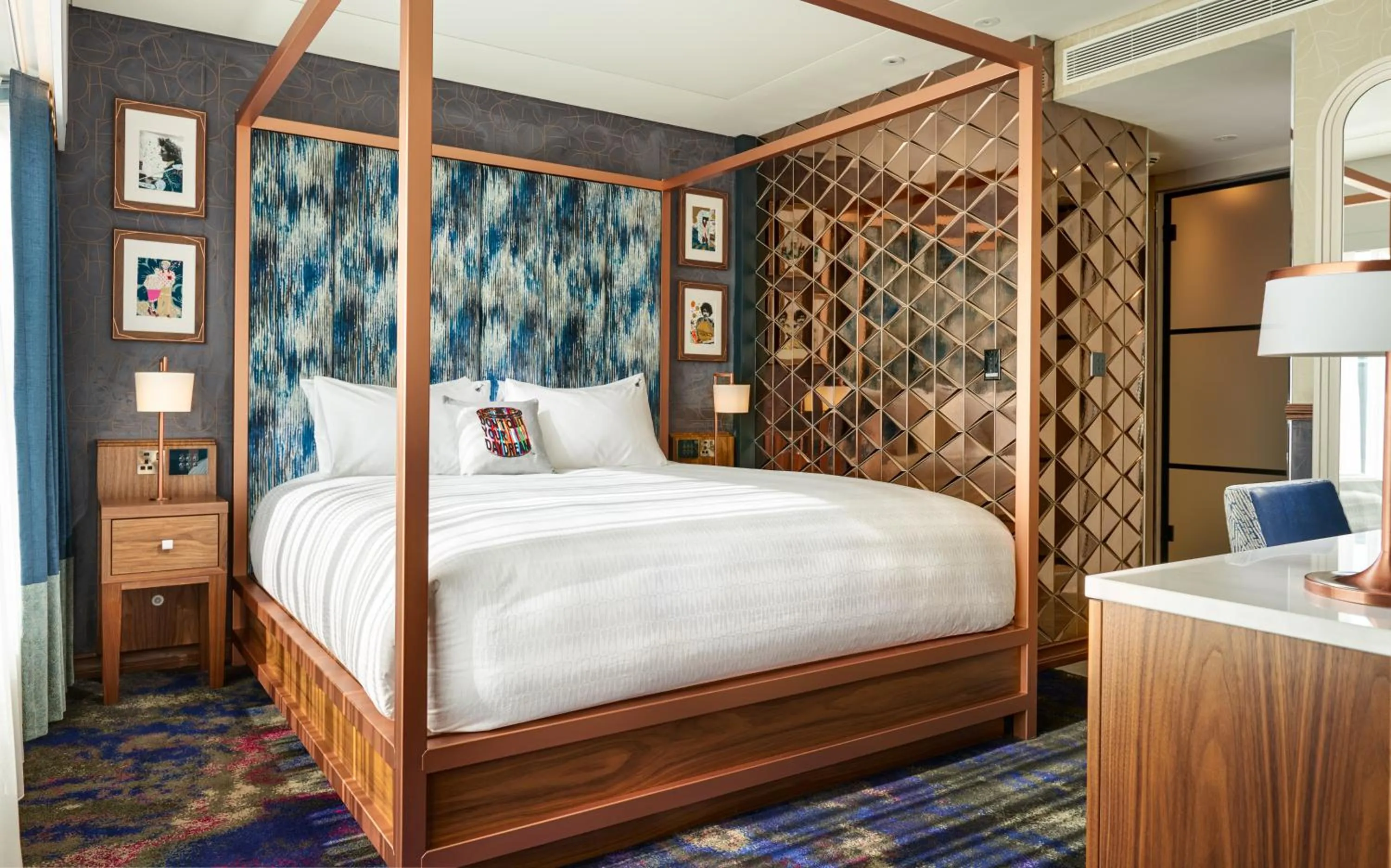 Bedroom, Bed in NYX Hotel Dublin Christchurch