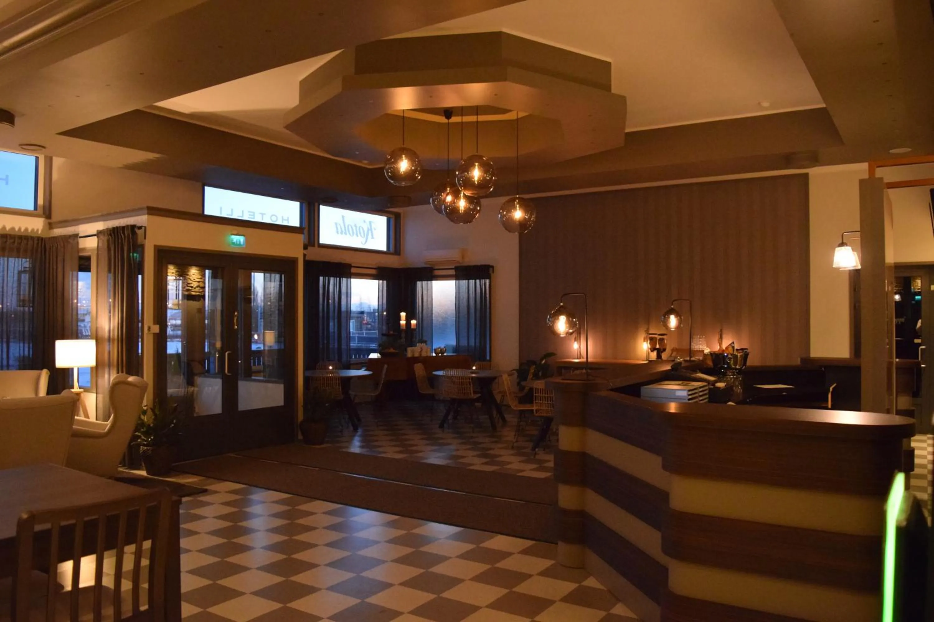 Lobby or reception in Hotelli Kotola