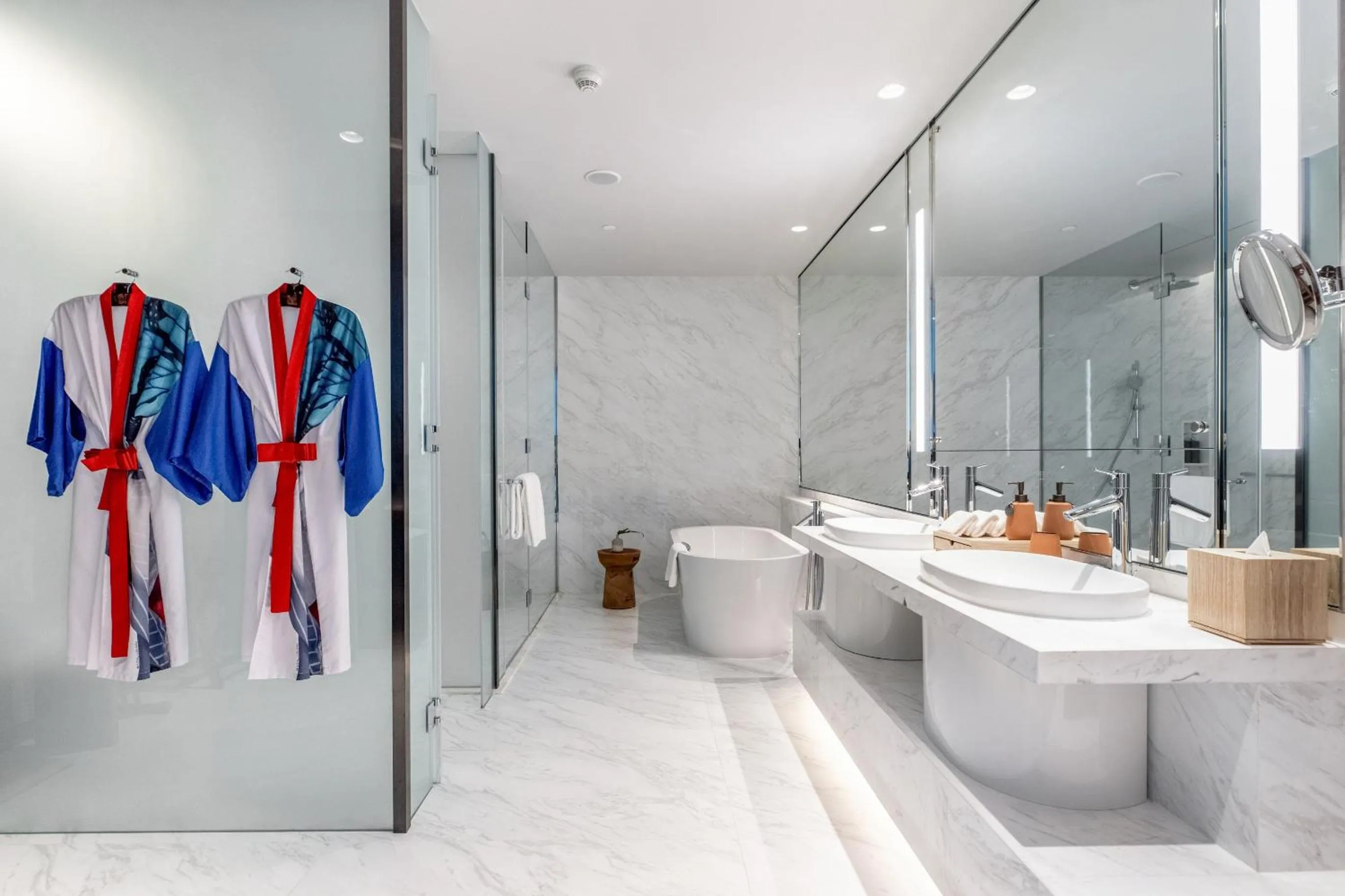 Bathroom in Kimpton Maa-Lai Bangkok by IHG