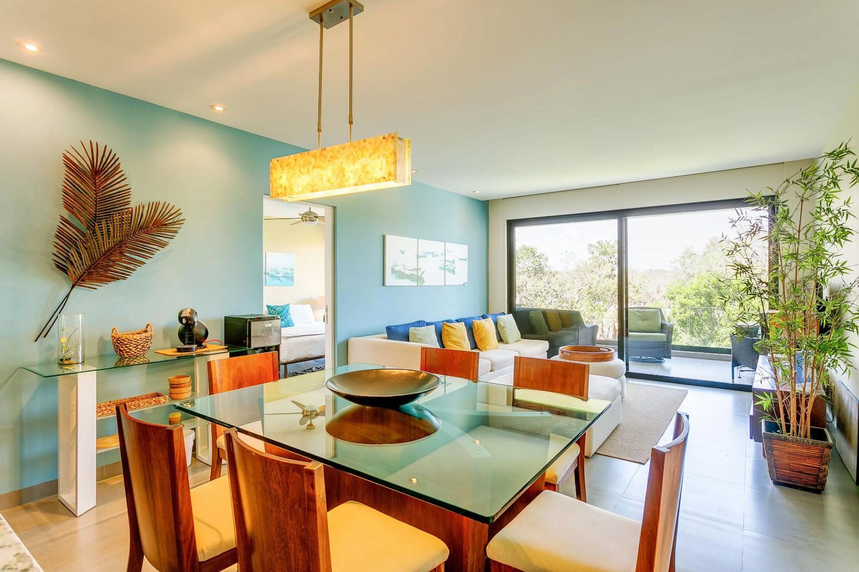 Seating area in Golfers' Paradise at Nick Price Residences!