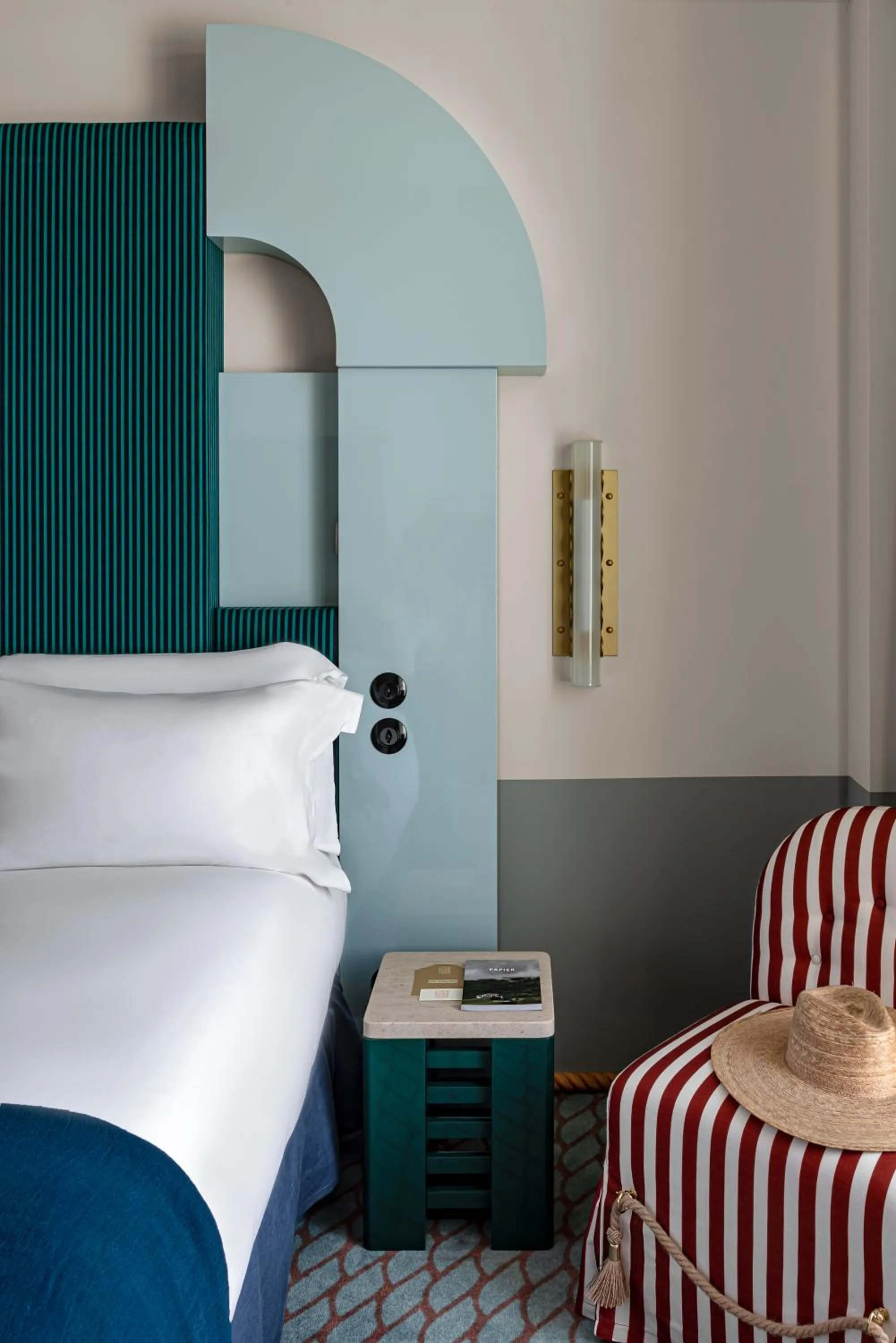 Bed in Le Regina Biarritz Hotel & Spa MGallery Hotel Collection