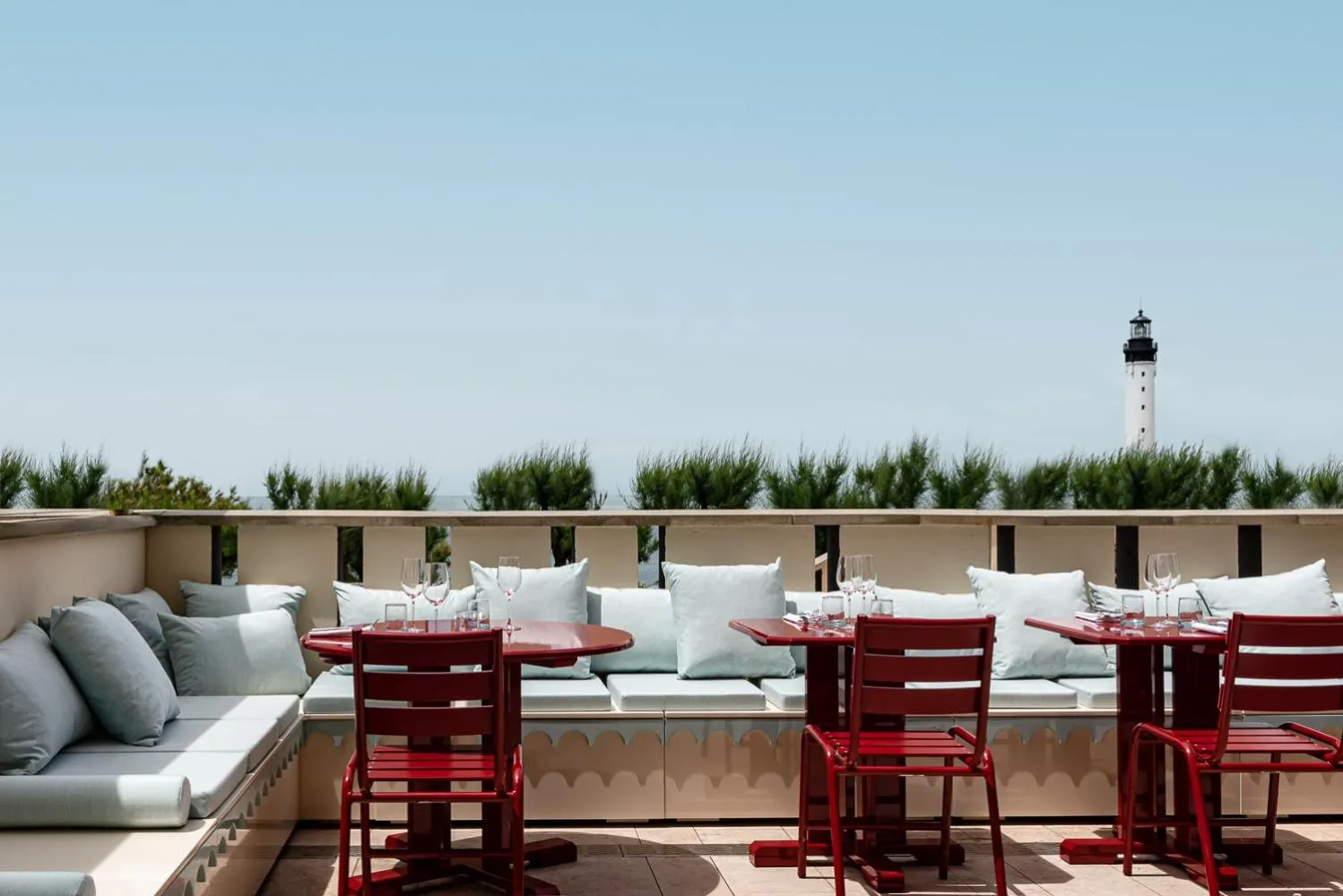 Patio in Le Regina Biarritz Hotel & Spa MGallery Hotel Collection