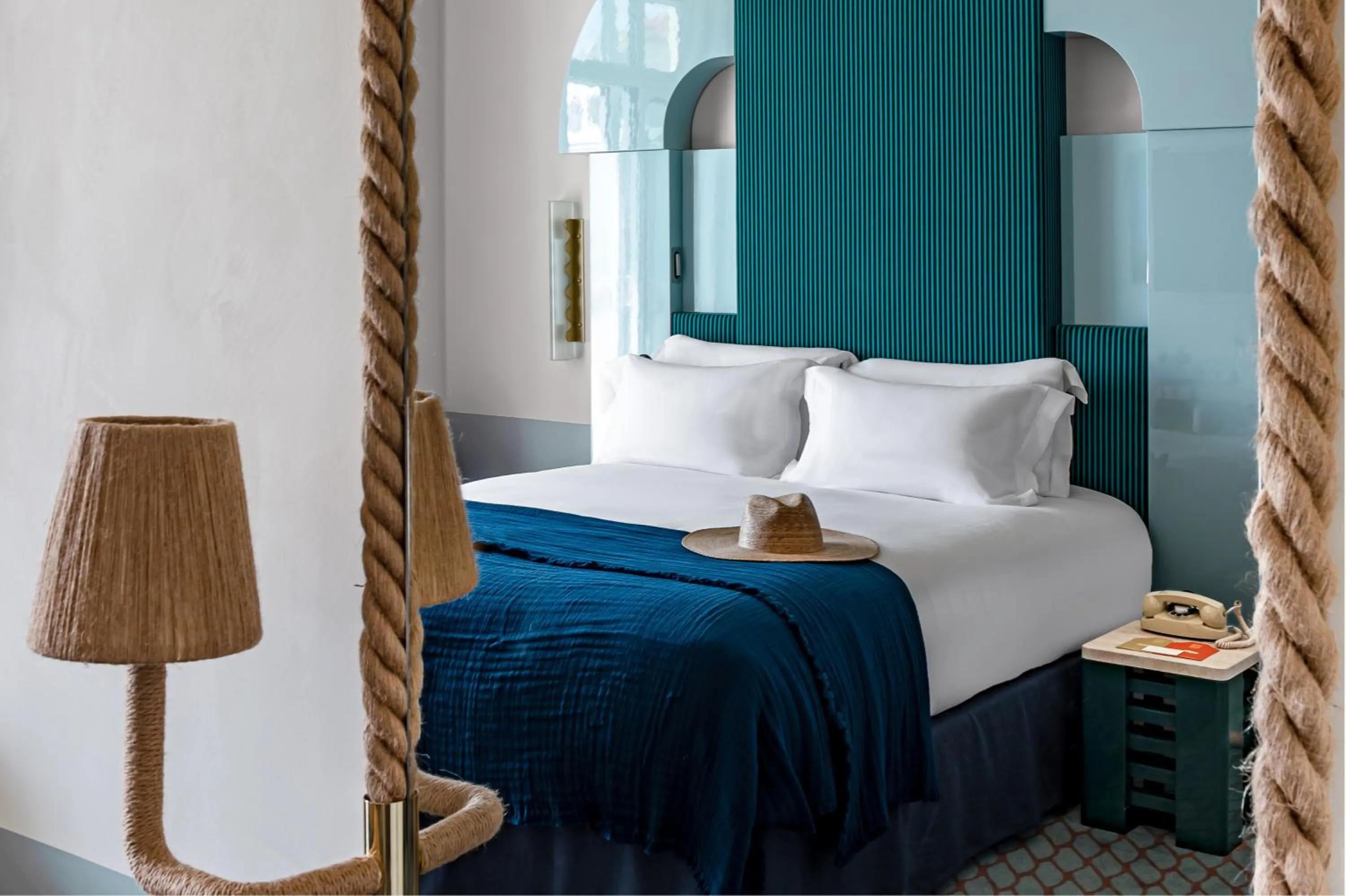 Bed in Le Regina Biarritz Hotel & Spa MGallery Hotel Collection