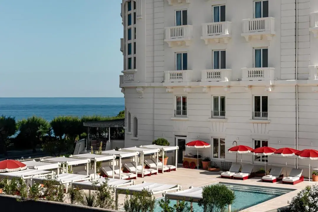 Pool View in Le Regina Biarritz Hotel & Spa MGallery Hotel Collection Pool View in Le Regina Biarritz Hotel & Spa MGallery Hotel Collection