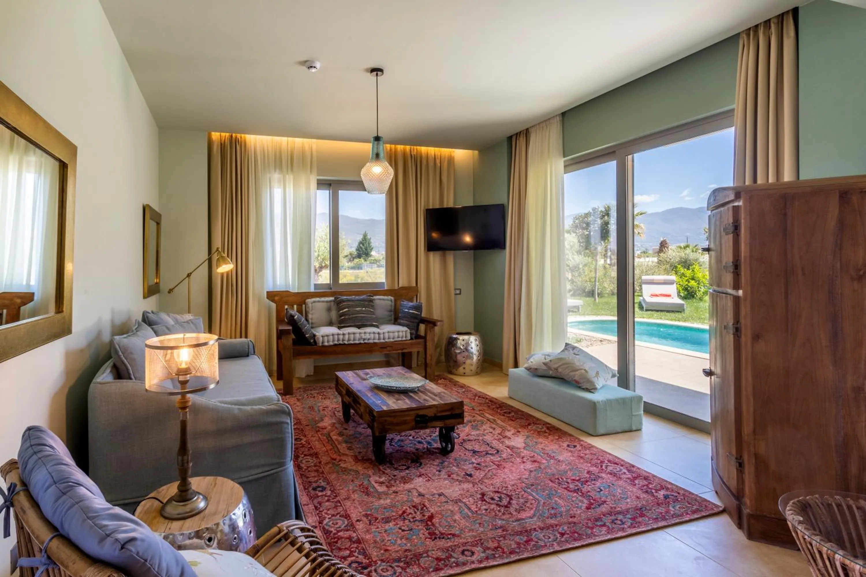 Seating area in Elysian Luxury Hotel and Spa